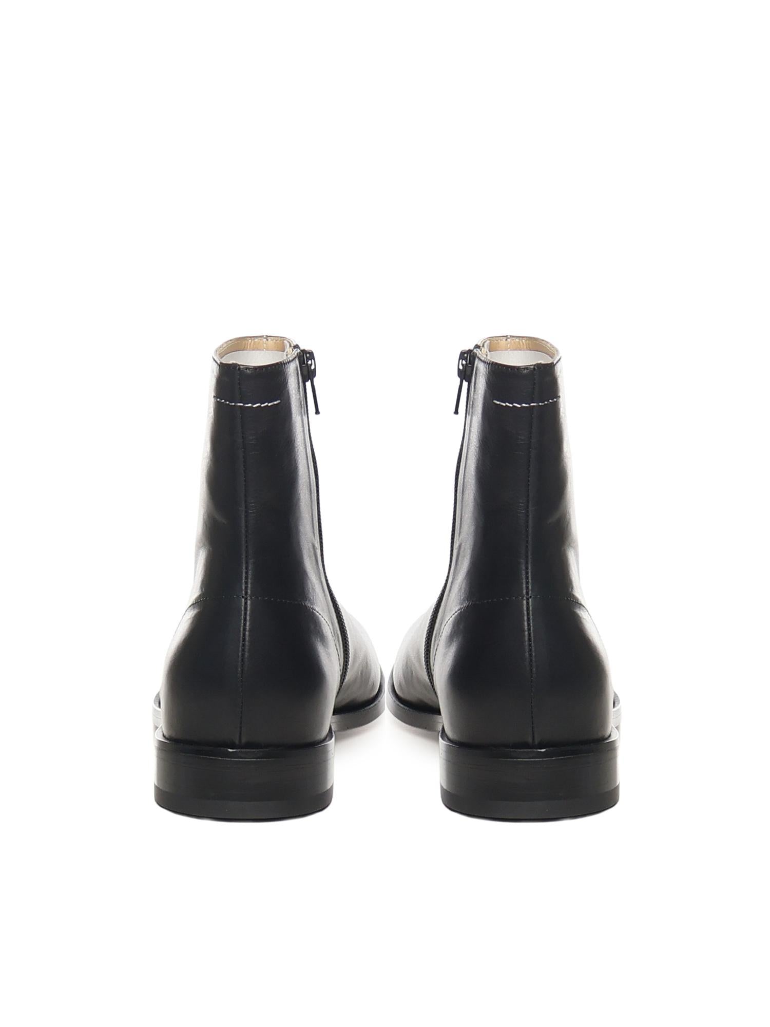 Stivaletto In Pelle Con Dettaglio Stitch-Out Maison margiela оригінал – Купити в Україні – детальний вид
