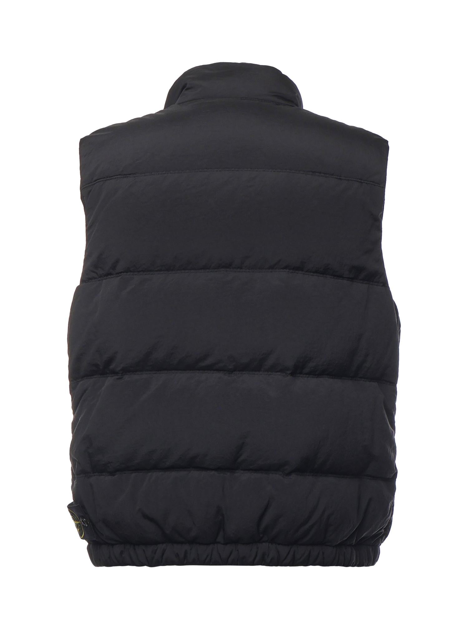 Gilet In Piuma In Nylon Metal Iridescente Stone island – Гарантія оригінальності – детальний вид