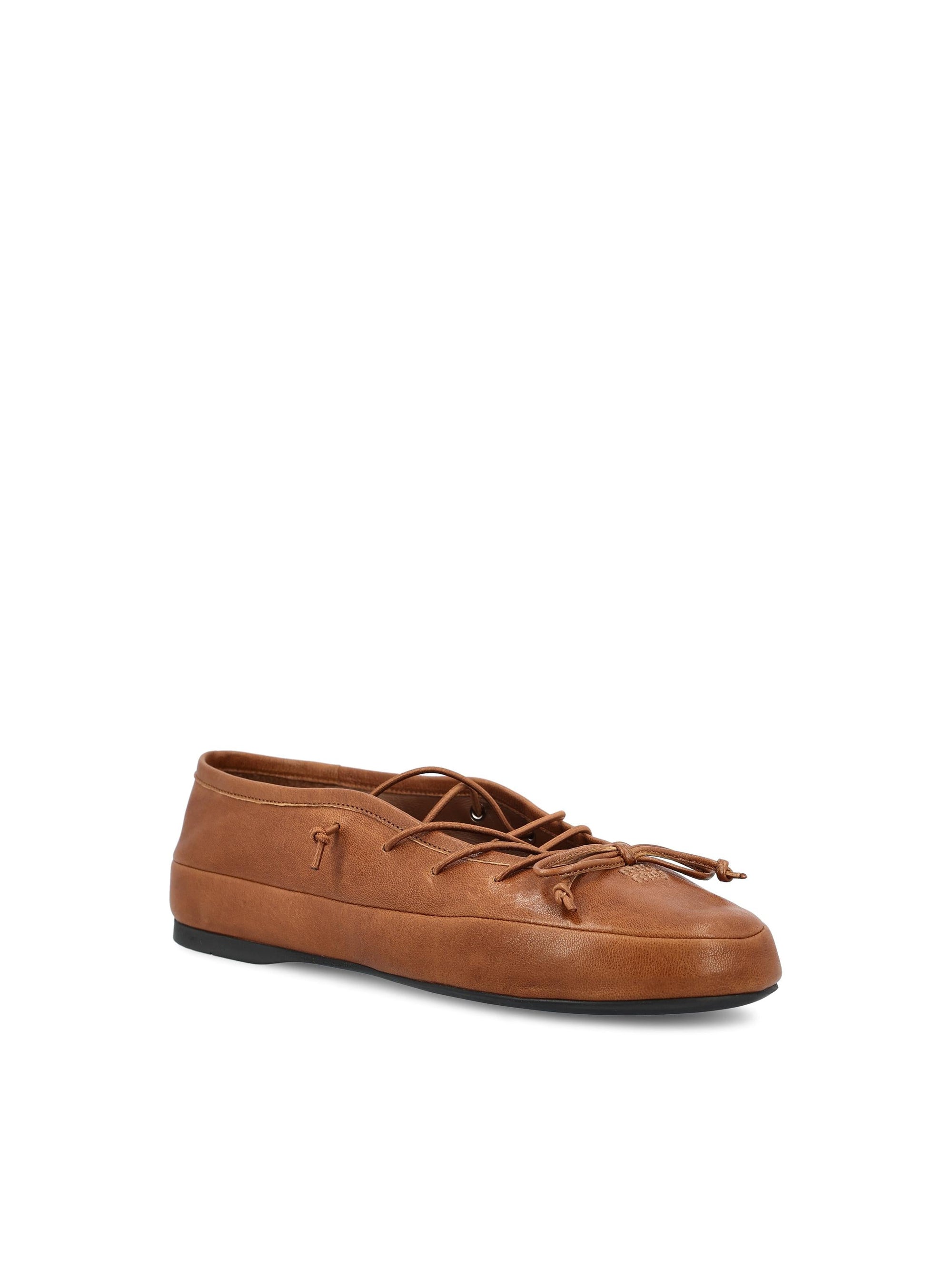 Leather Ballerinas Miu miu оригінал – Купити в Україні – вид ззаду