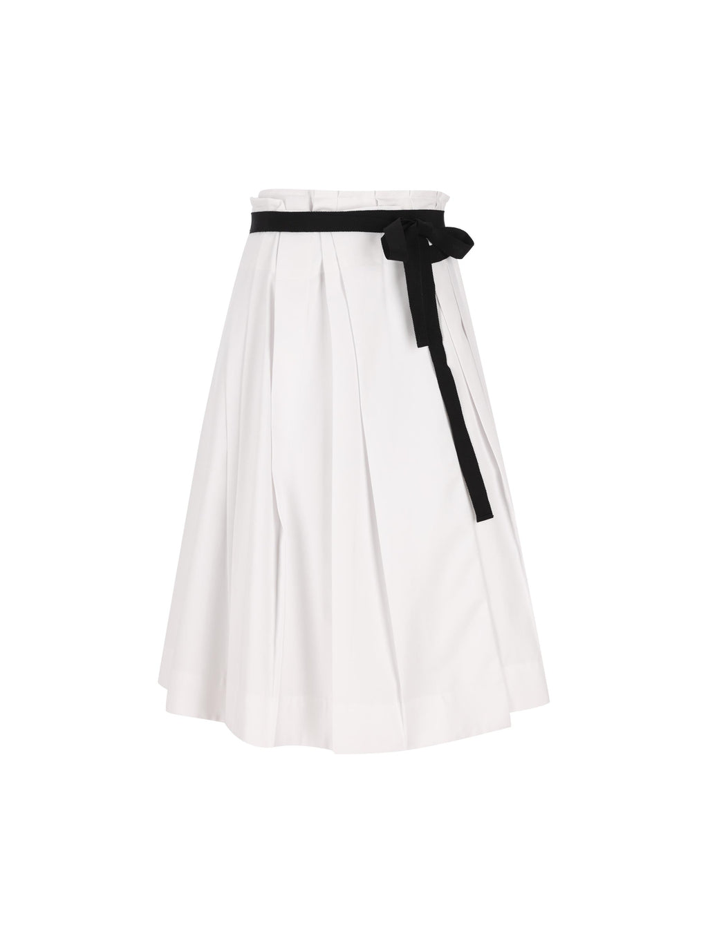 MIDI Skirt In Gabardine Prada оригінал – Купити в Україні – боковий вид