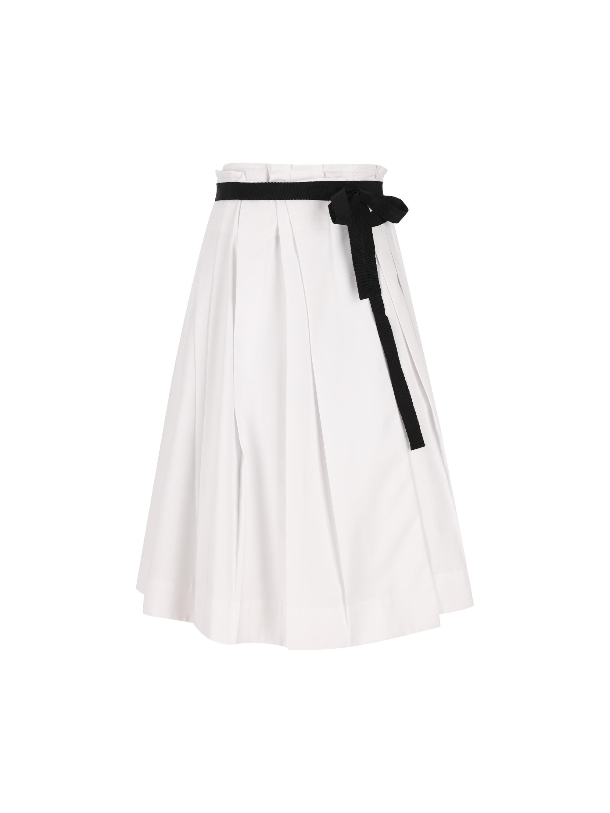 MIDI Skirt In Gabardine Prada оригінал – Купити в Україні – боковий вид