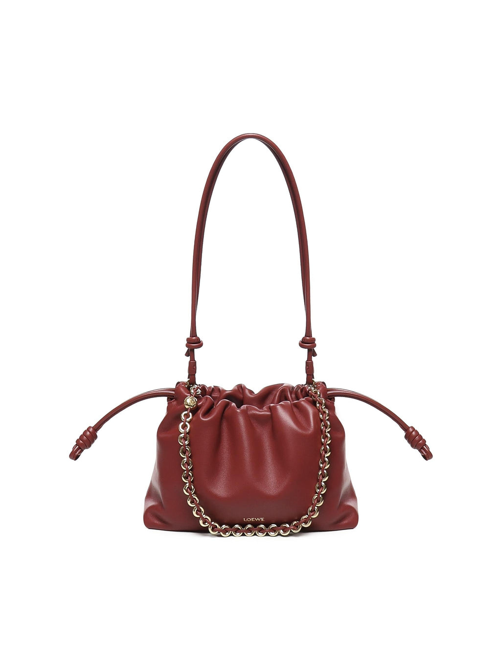 Borsa Flamenco Purse Media In Nappa DI Agnello Loewe – Гарантія оригінальності – боковий вид