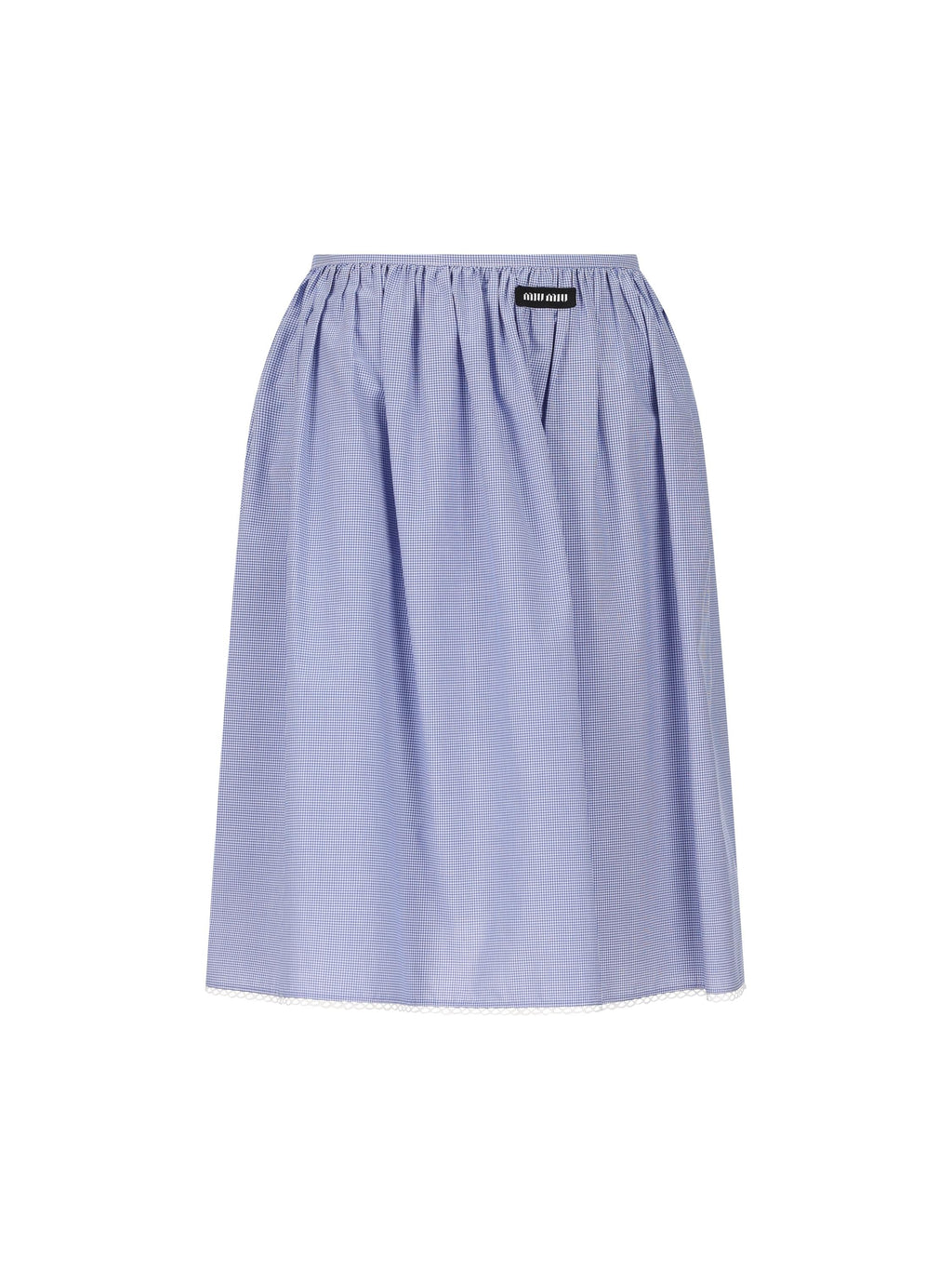 Cotton Skirt Miu miu оригінал – Купити в Україні – боковий вид