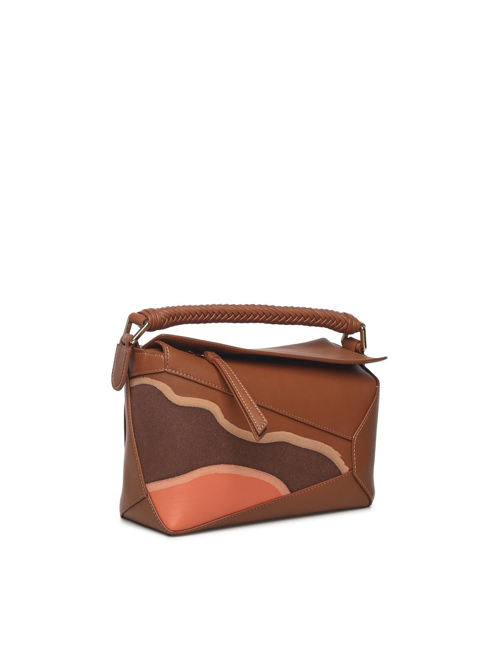 Borsa Puzzle Edge Landscape Piccola Loewe – Гарантія оригінальності – вид ззаду