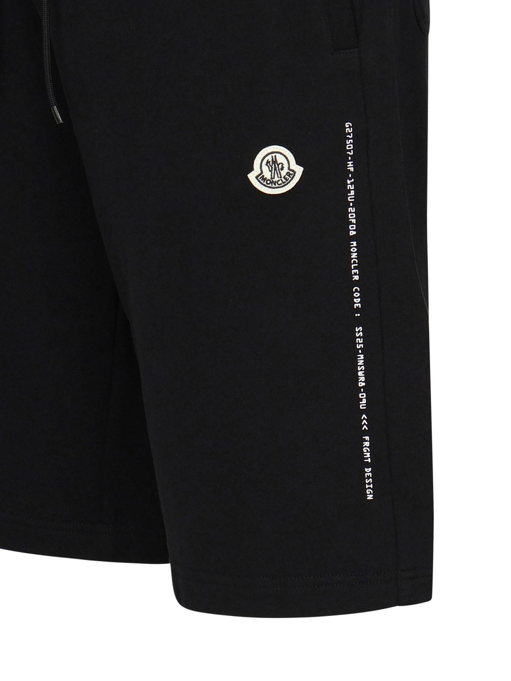 Оригінальна Shorts In Cotone Con Logo Moncler X Frgmt Moncler – вид ззаду