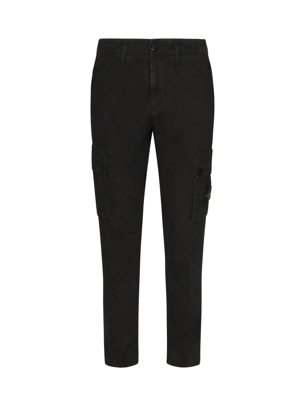 Pantalone Cargo In Tela DI Cotone Biologico Stone island – Гарантія оригінальності – боковий вид