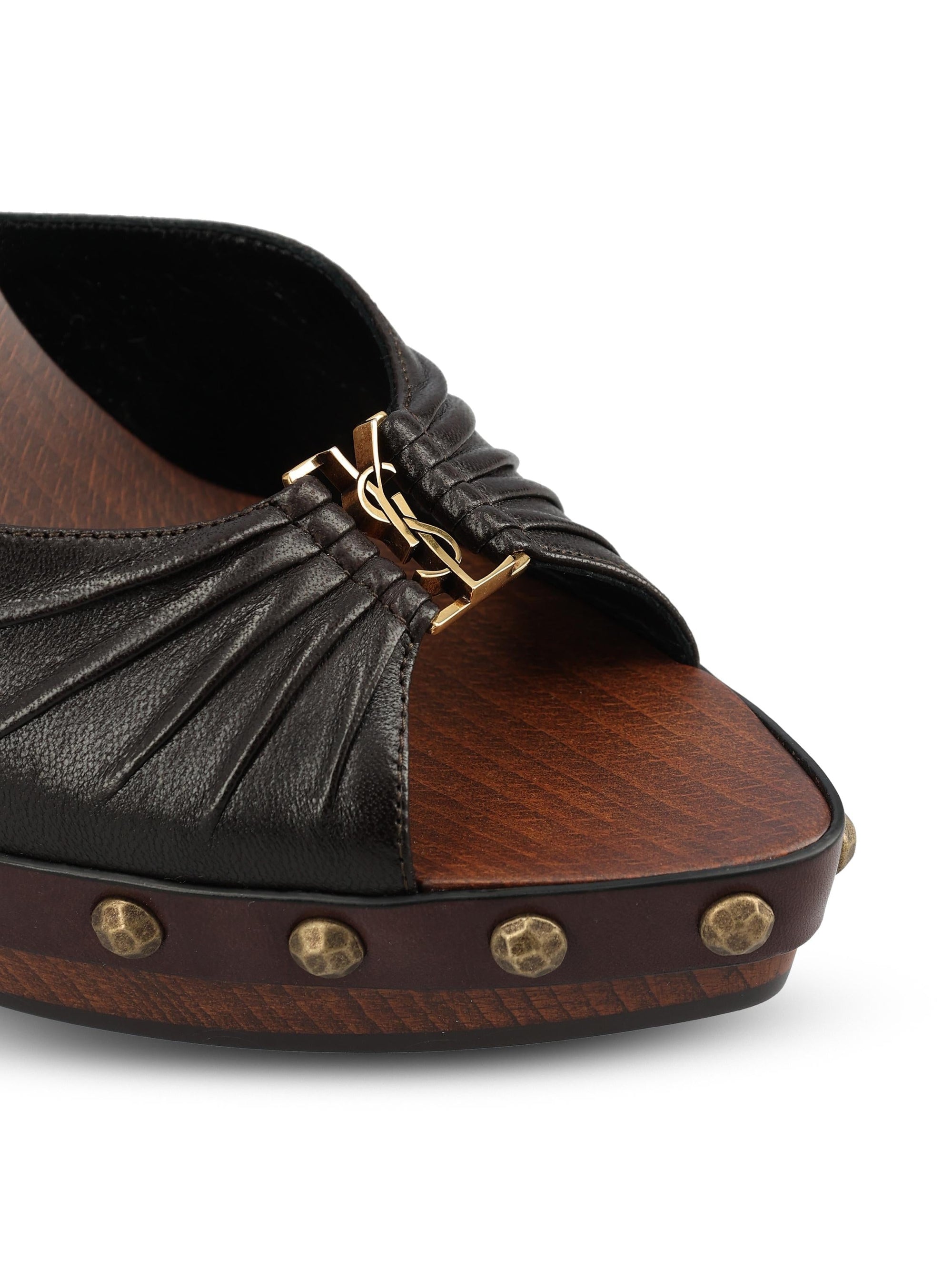 Оригінальна Babylone Clogs Sandals Saint laurent – збільшений вид