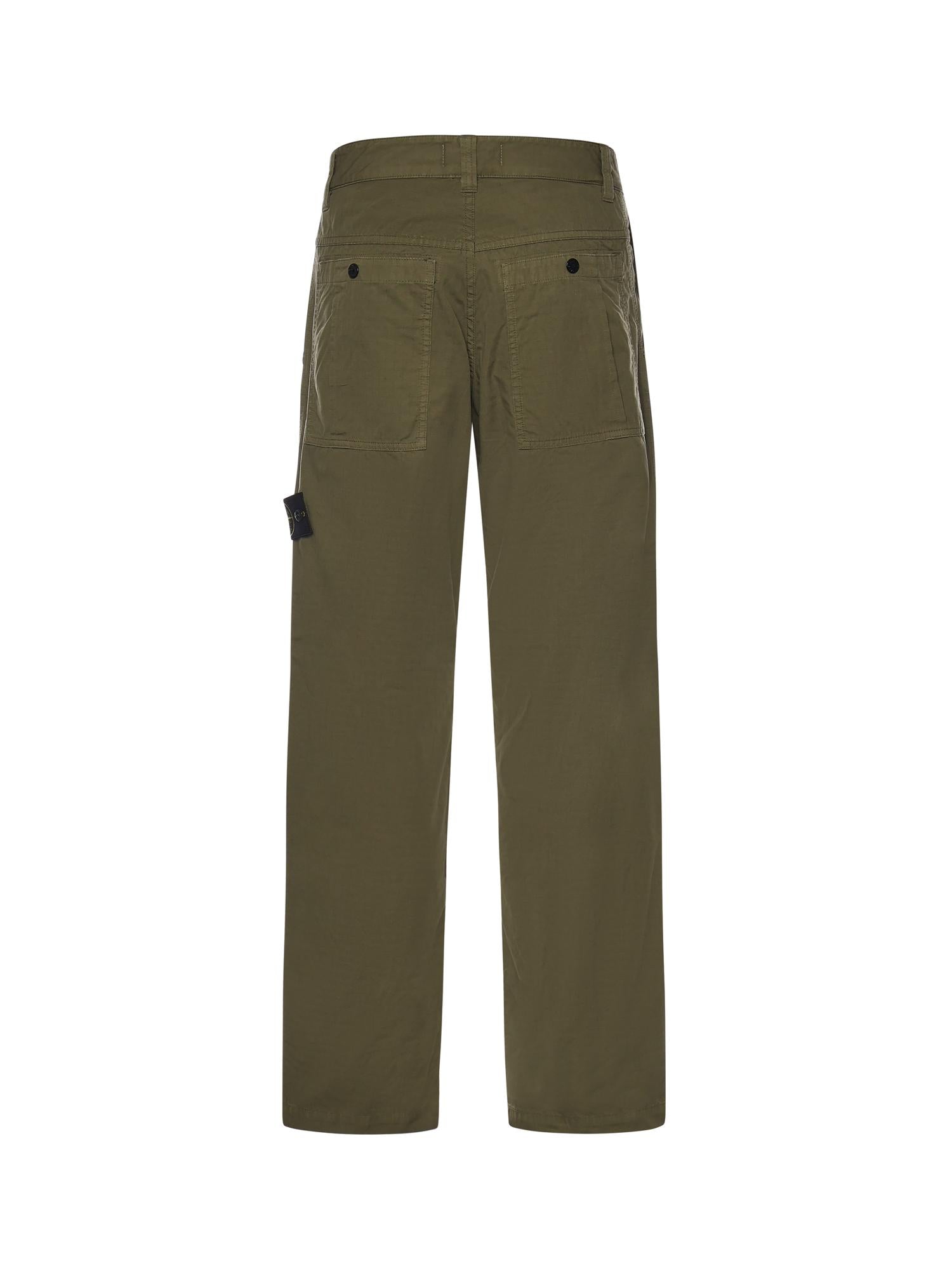 Pantalone Chino In Ripstop DI Cotone Stone island – Гарантія оригінальності – вид ззаду