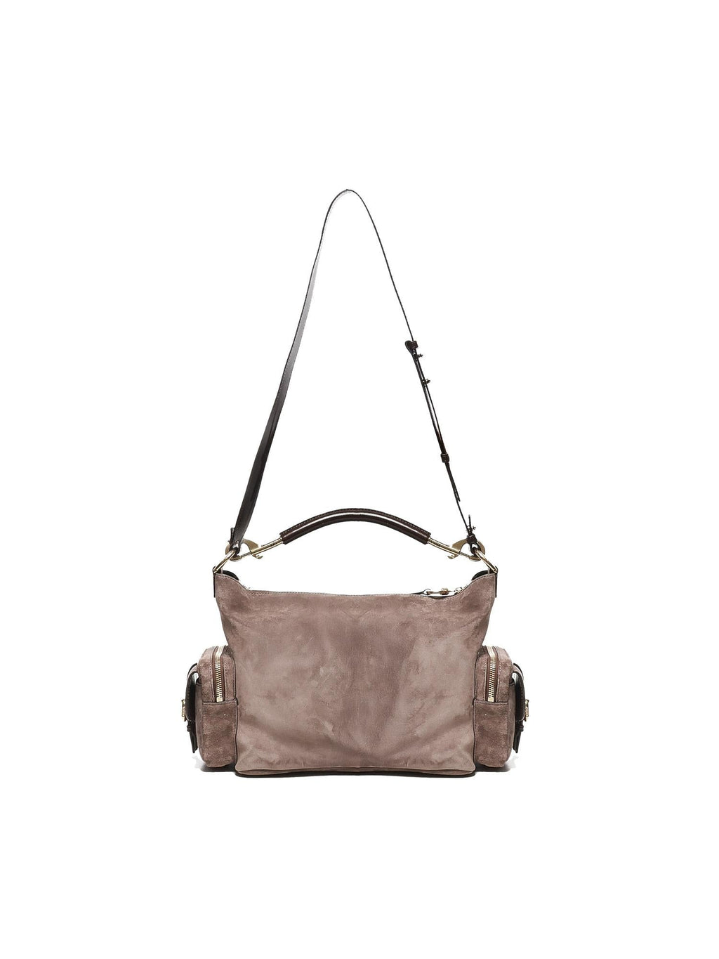 Camera Bag In Pelle Scamosciata Chloe – Гарантія оригінальності – детальний вид