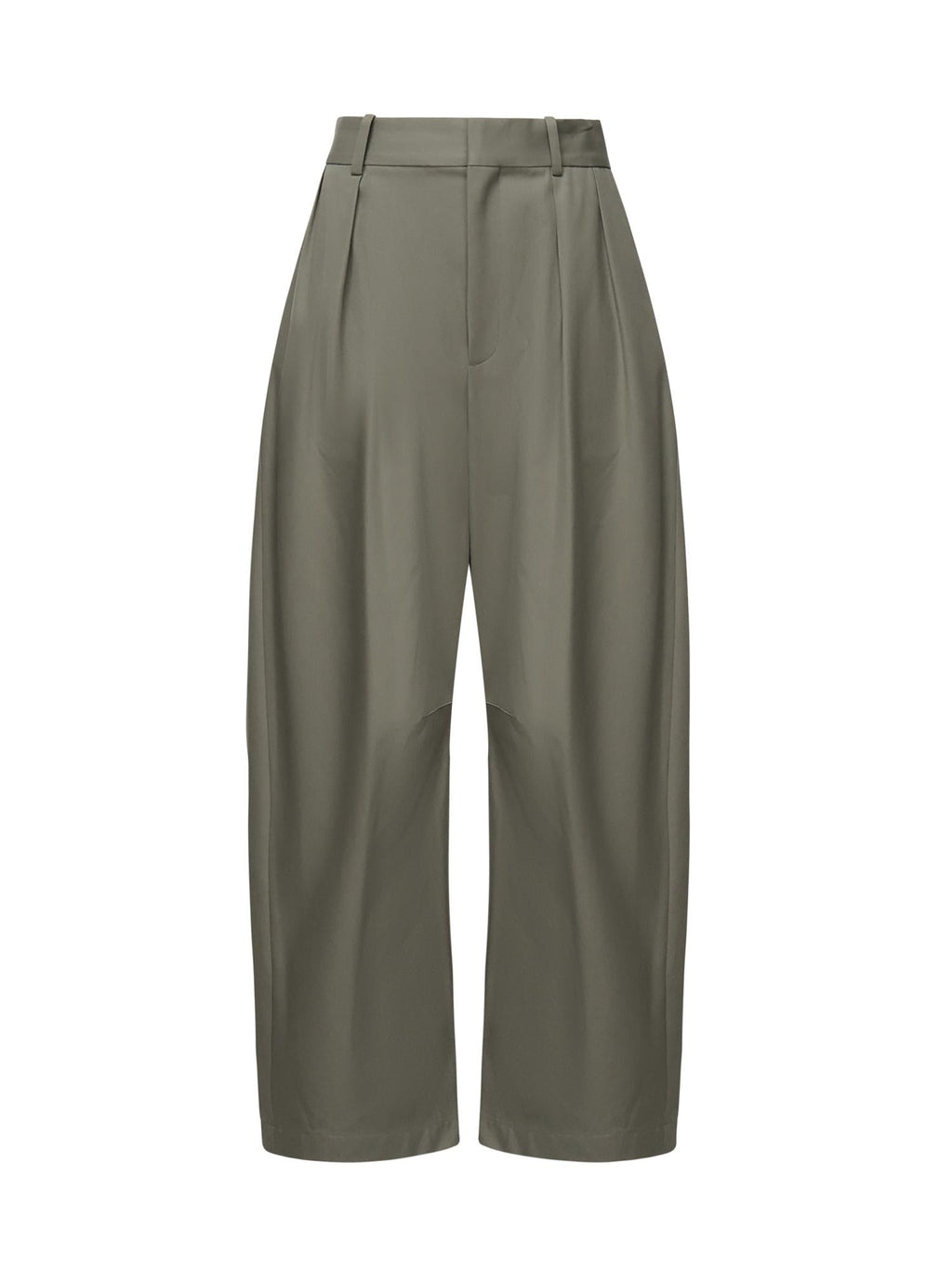 Pantaloni Barrel In Cotone E Seta Loewe – Гарантія оригінальності – боковий вид