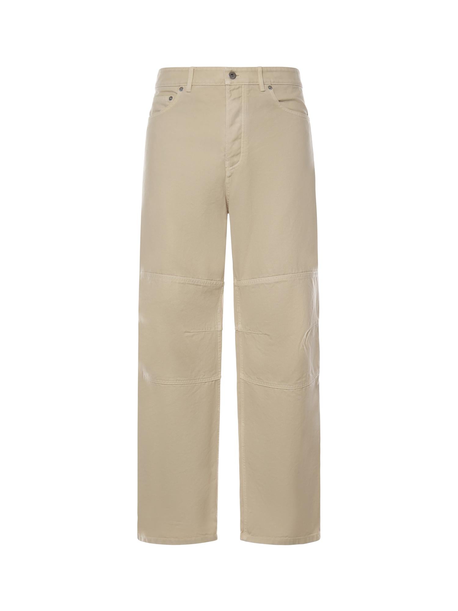 Pantaloni In Tela DI Cotone Burberry оригінал – Купити в Україні – боковий вид