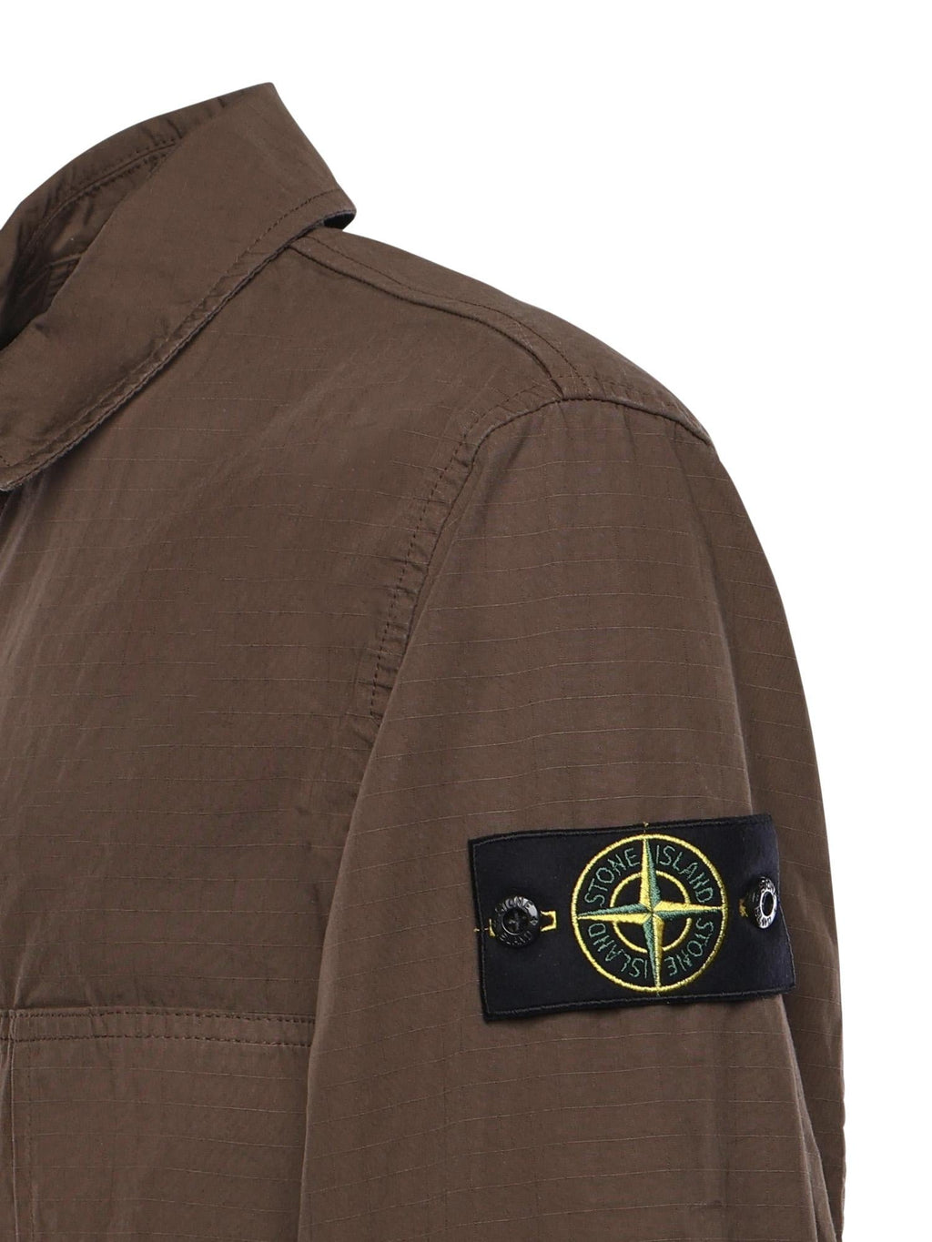 Оригінальна Overshirt In Cotone Con Logo Stone island – вид ззаду