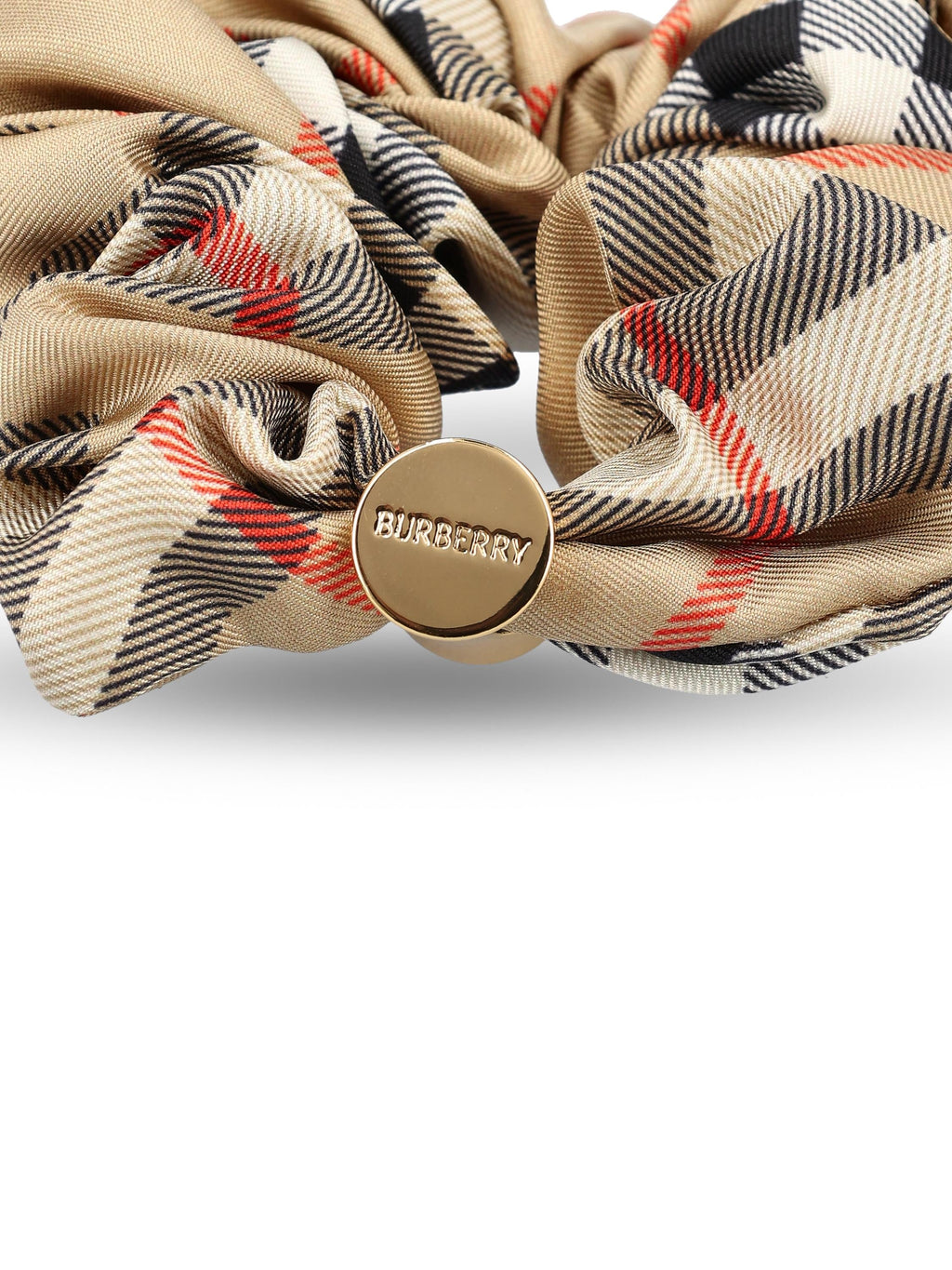 Silk Hair Elastics Burberry – Гарантія оригінальності – вид ззаду