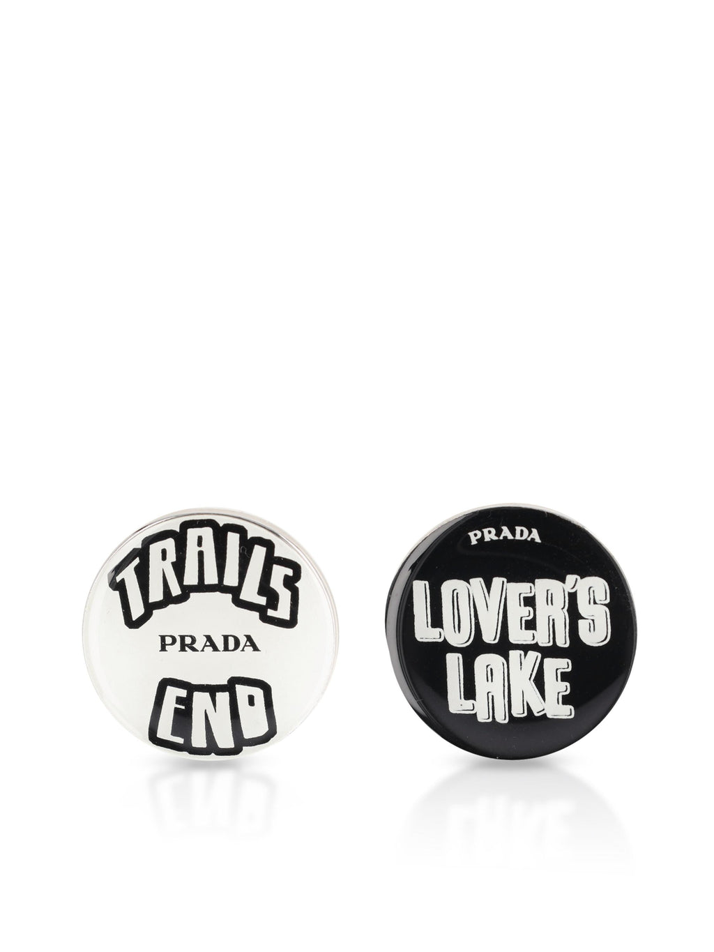 Enamelled Metal Brooches Prada – Гарантія оригінальності – боковий вид
