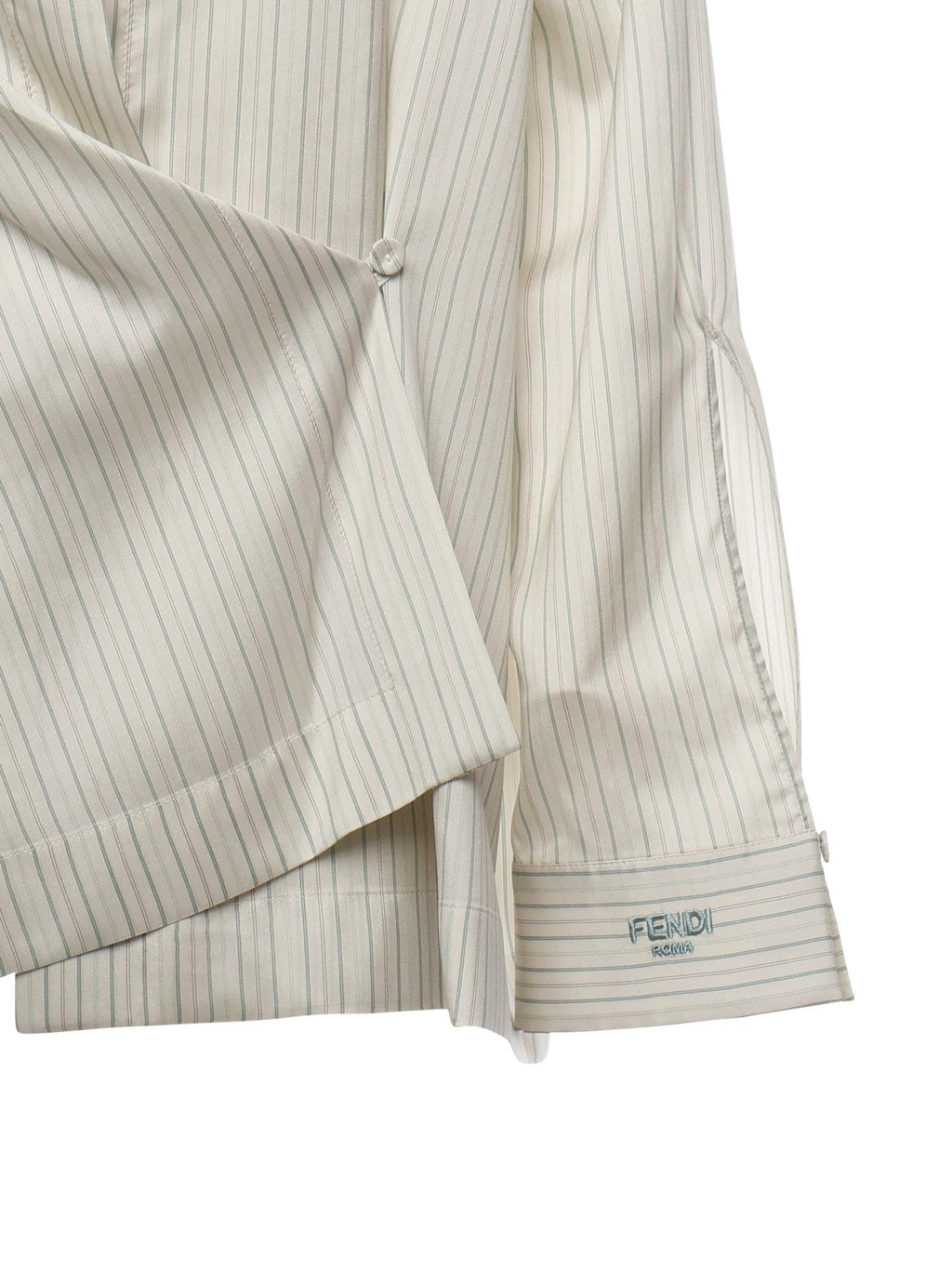 Оригінальна Camicia In Seta A Righe Fendi – вид ззаду