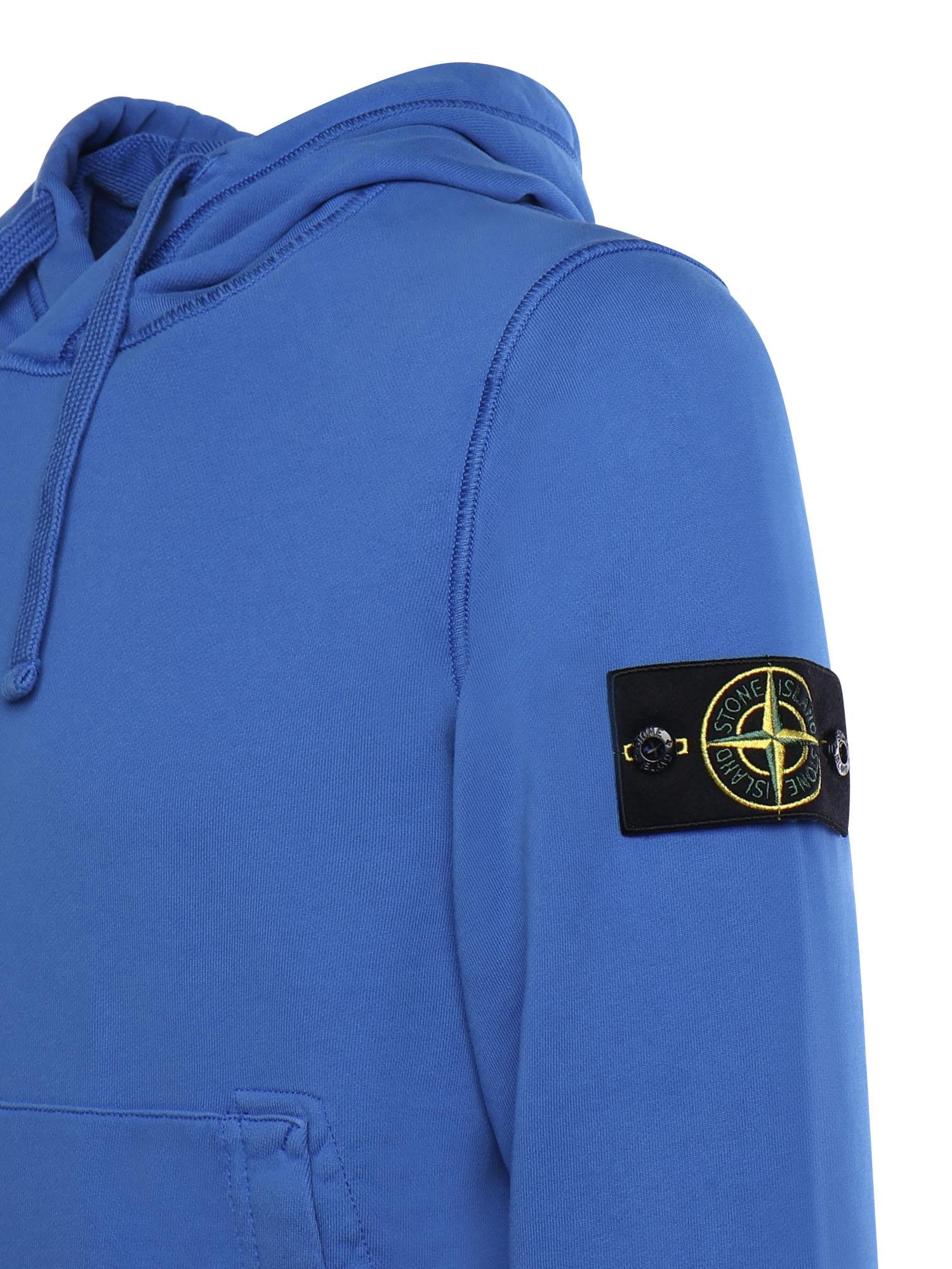 Felpa Con Logo In Cotone Stone island – Гарантія оригінальності – вид ззаду