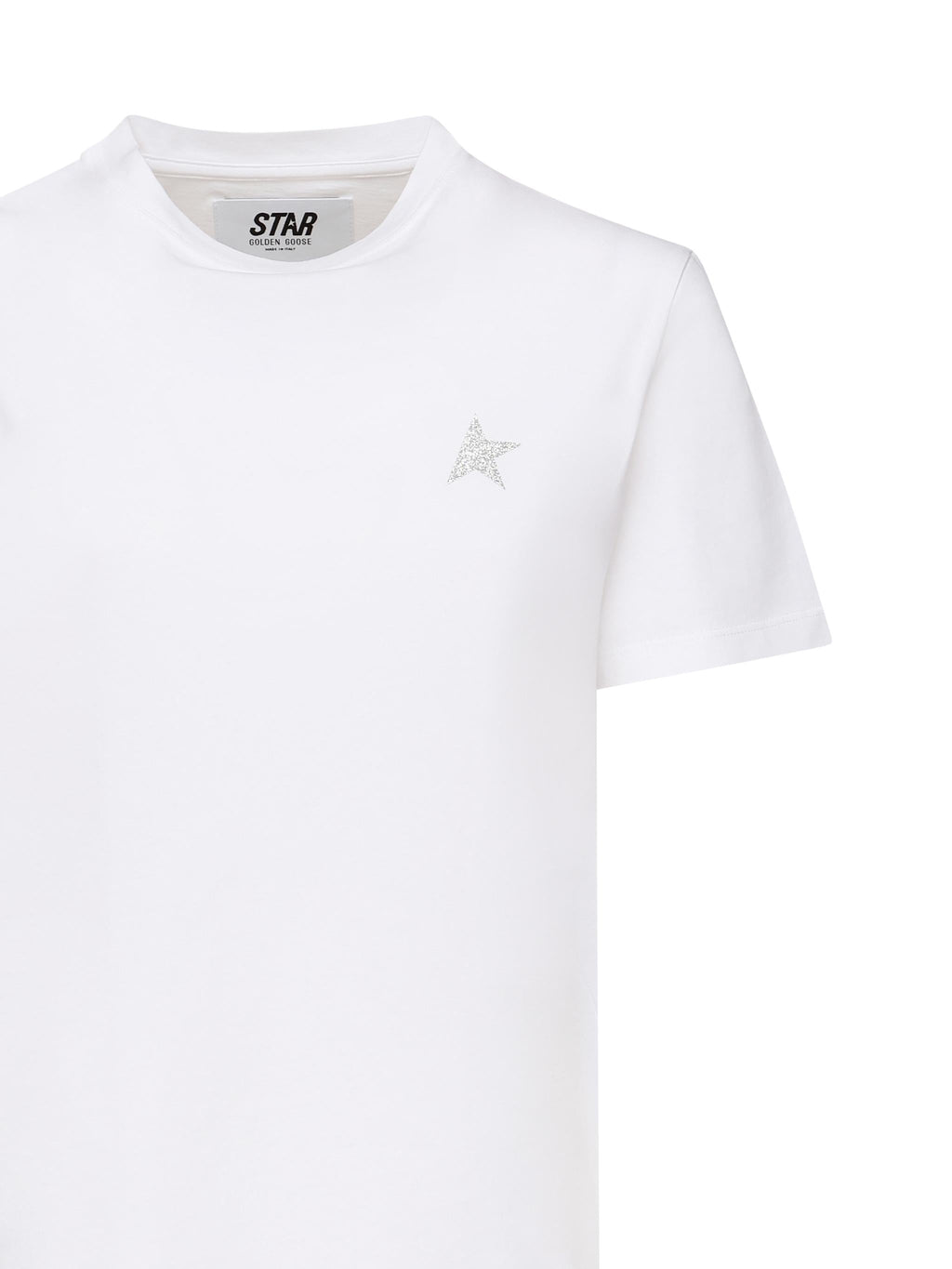 T-Shirt In Cotone Con Logo Golden goose оригінал – Купити в Україні – вид ззаду