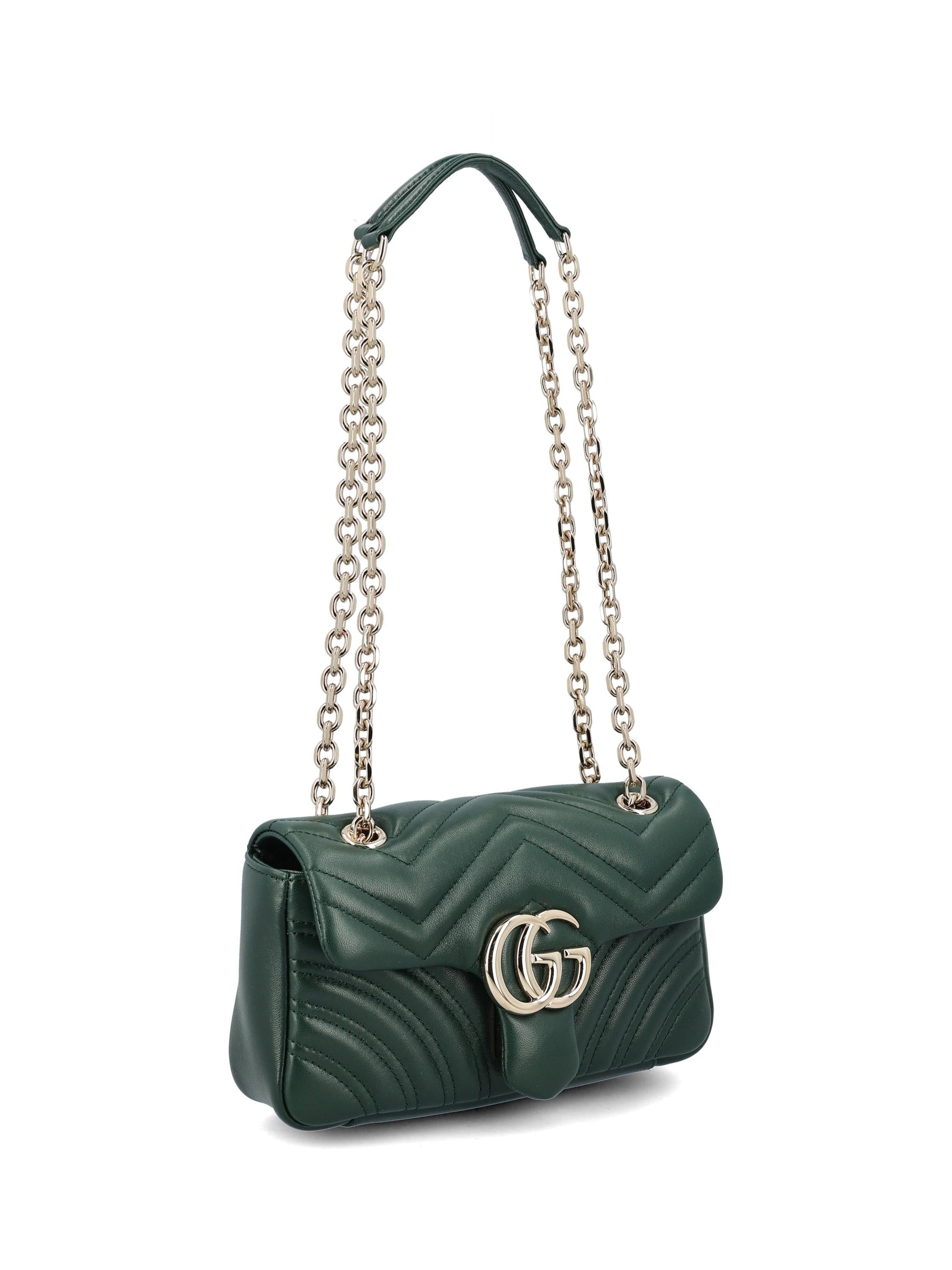 Borsa A Spalla Gg Marmont Piccola Gucci – Гарантія оригінальності – детальний вид
