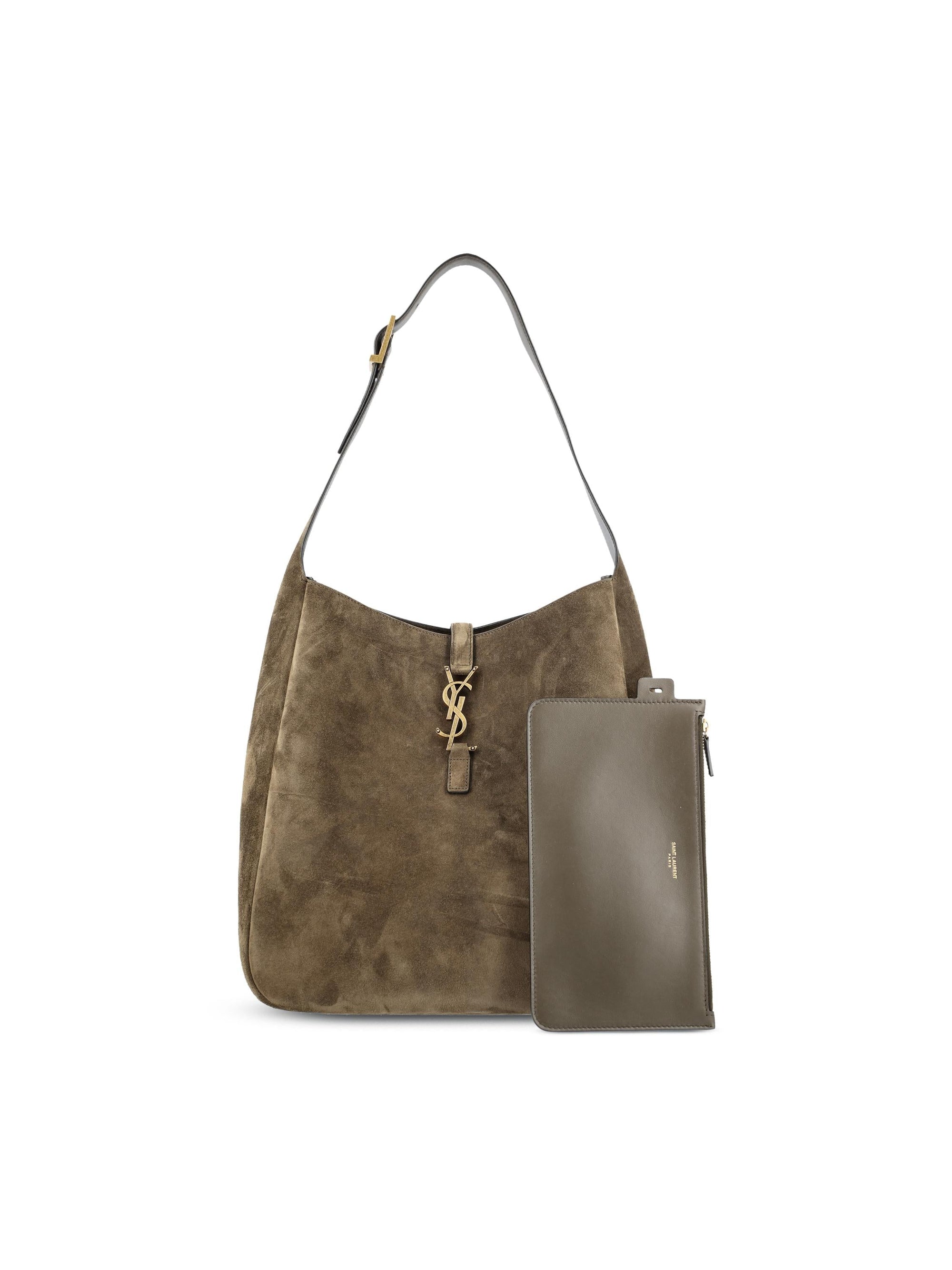 Large Le 5 À 7 Soft Leather Bag Saint laurent оригінал – Купити в Україні – боковий вид