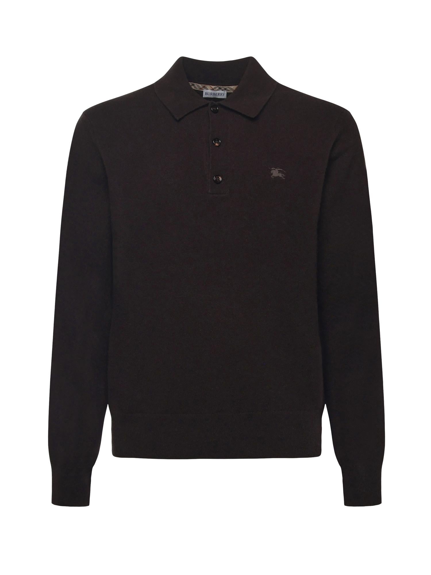Polo In Misto Cashmere Burberry – Гарантія оригінальності – боковий вид