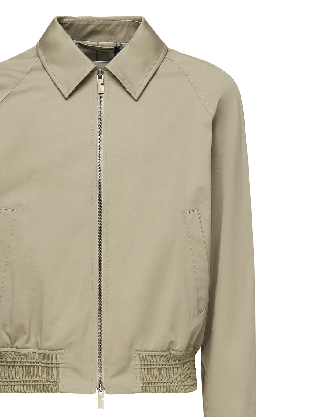 Оригінальна Giacca Harrington In Cotone Burberry – вид ззаду