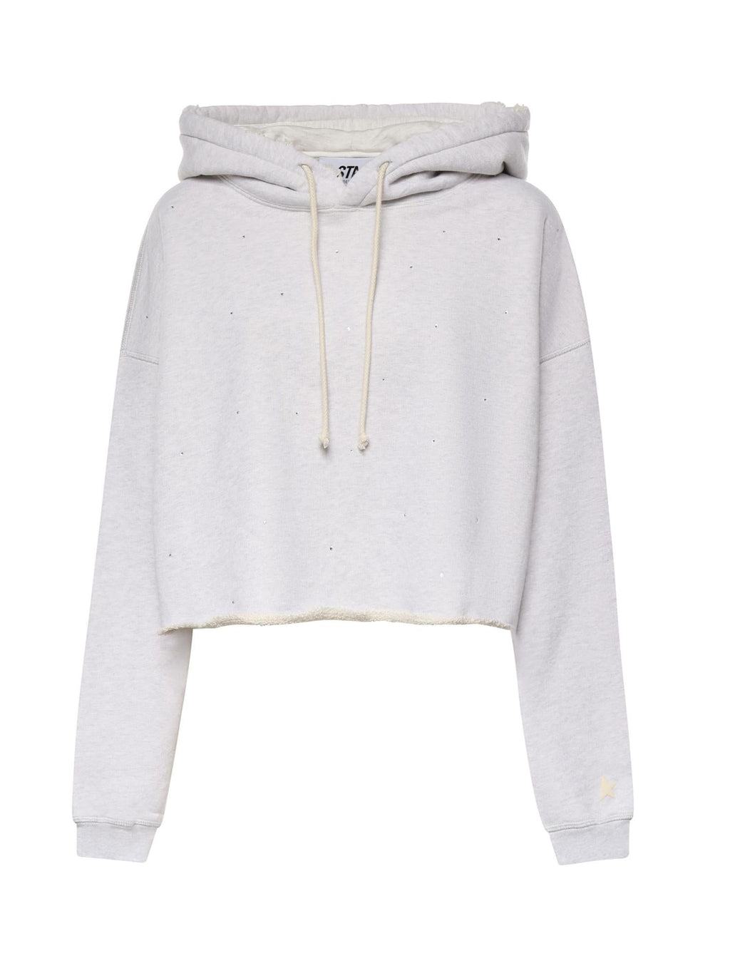 Felpa Cropped Star In Cotone Golden goose оригінал – Купити в Україні – боковий вид