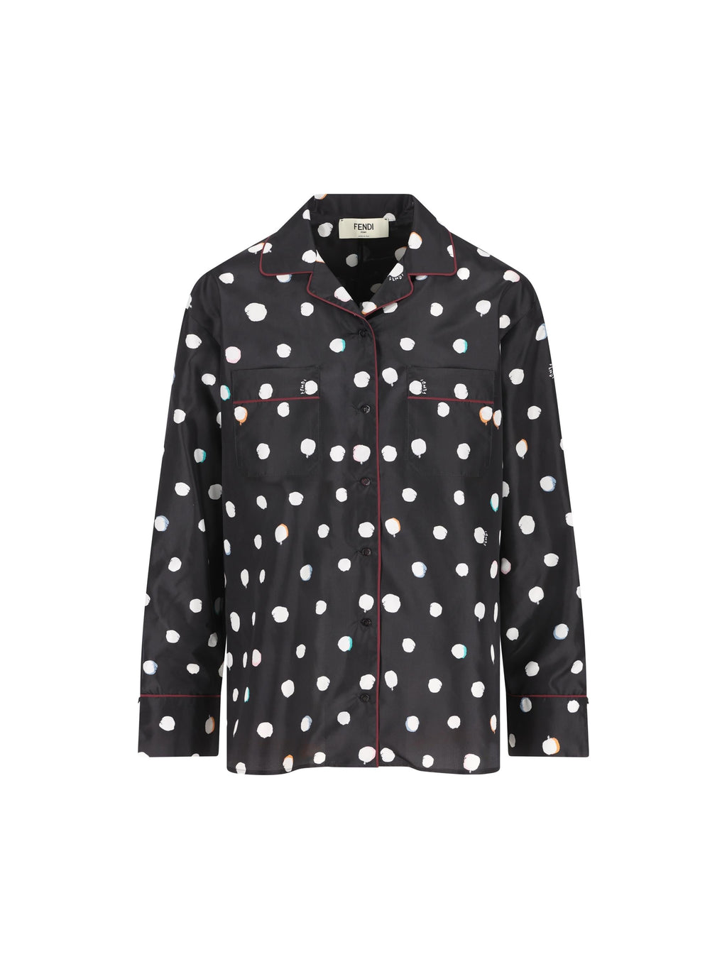 Camicia In Seta Fendi – Гарантія оригінальності – боковий вид