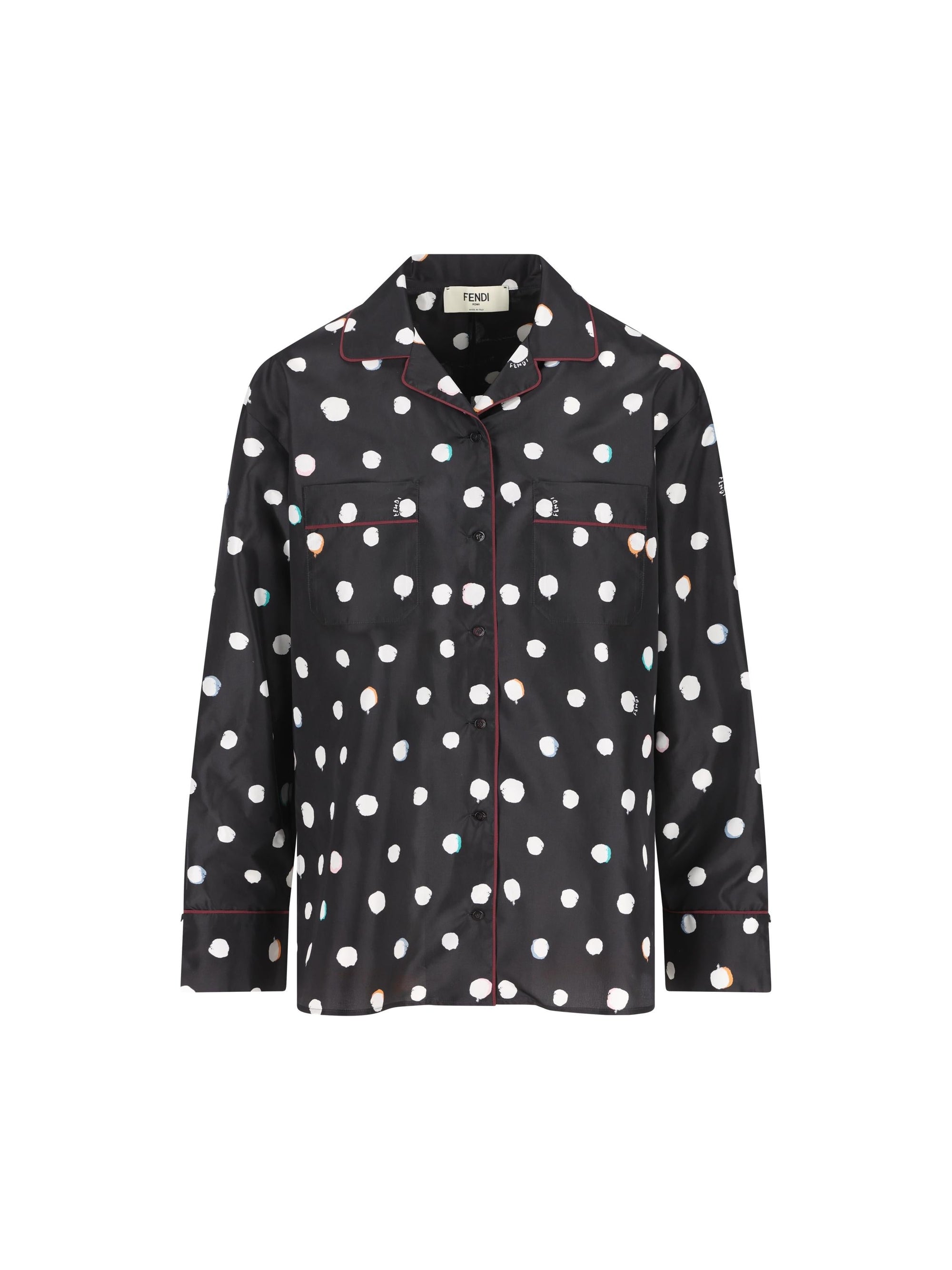 Camicia In Seta Fendi – Гарантія оригінальності – боковий вид