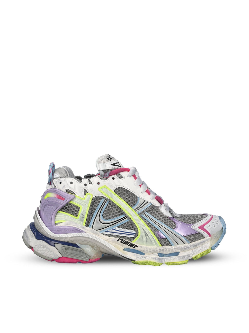 Оригінальна Sneakers Runner In Mesh Balenciaga – боковий вид