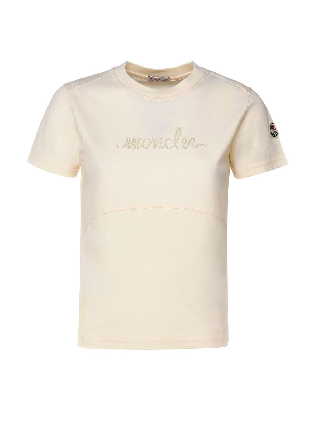T-Shirt In Cotone Moncler – Гарантія оригінальності – боковий вид
