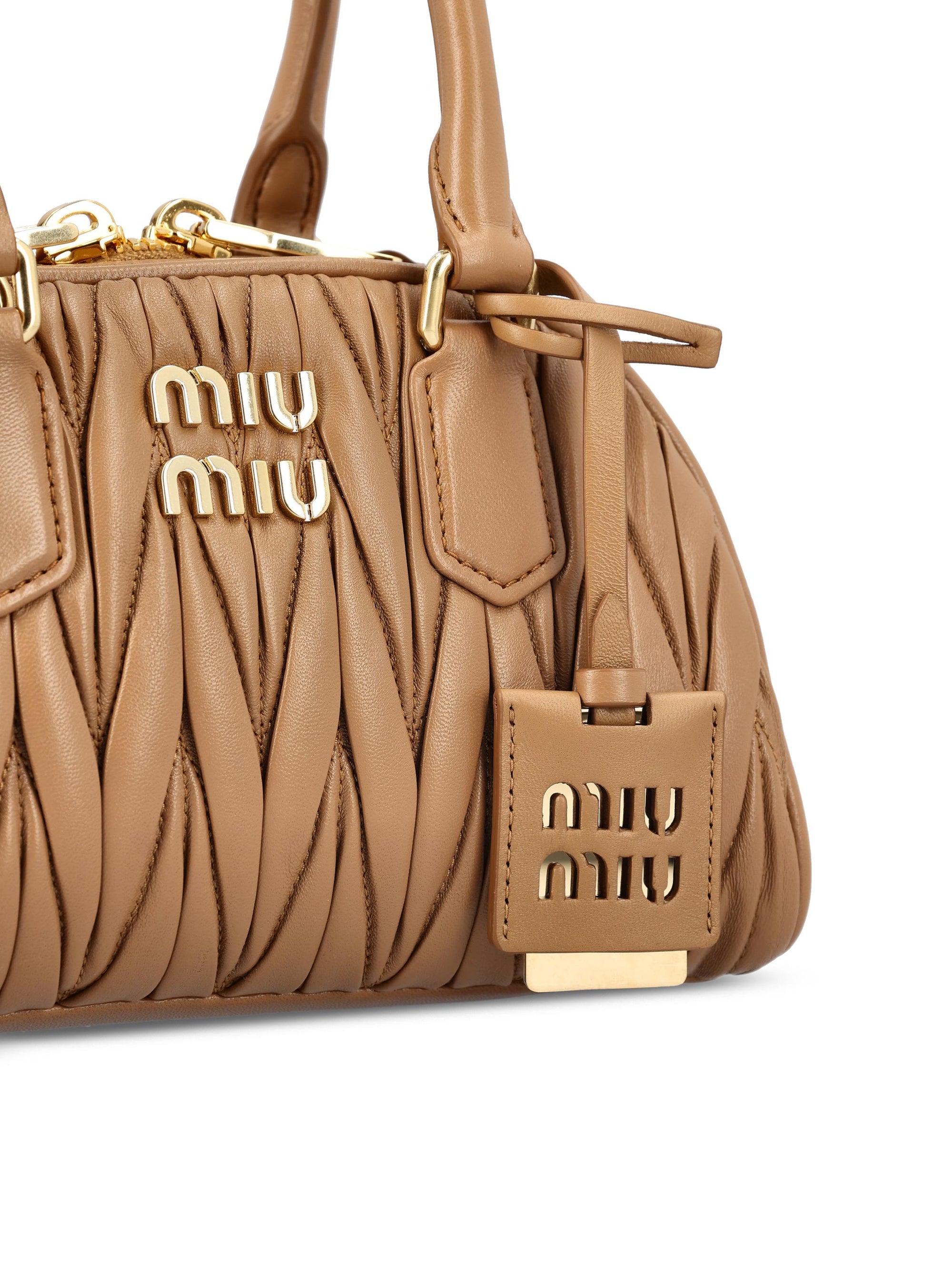 Arcadie Leather Bag Miu miu – Гарантія оригінальності – збільшений вид