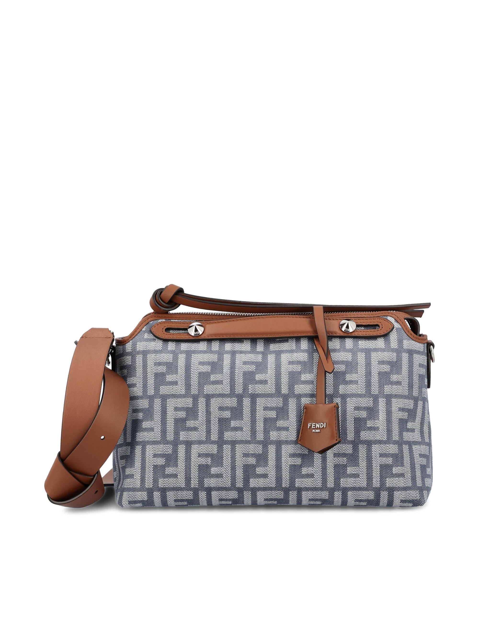 Jacquard Fabric Bag Fendi – Гарантія оригінальності – боковий вид