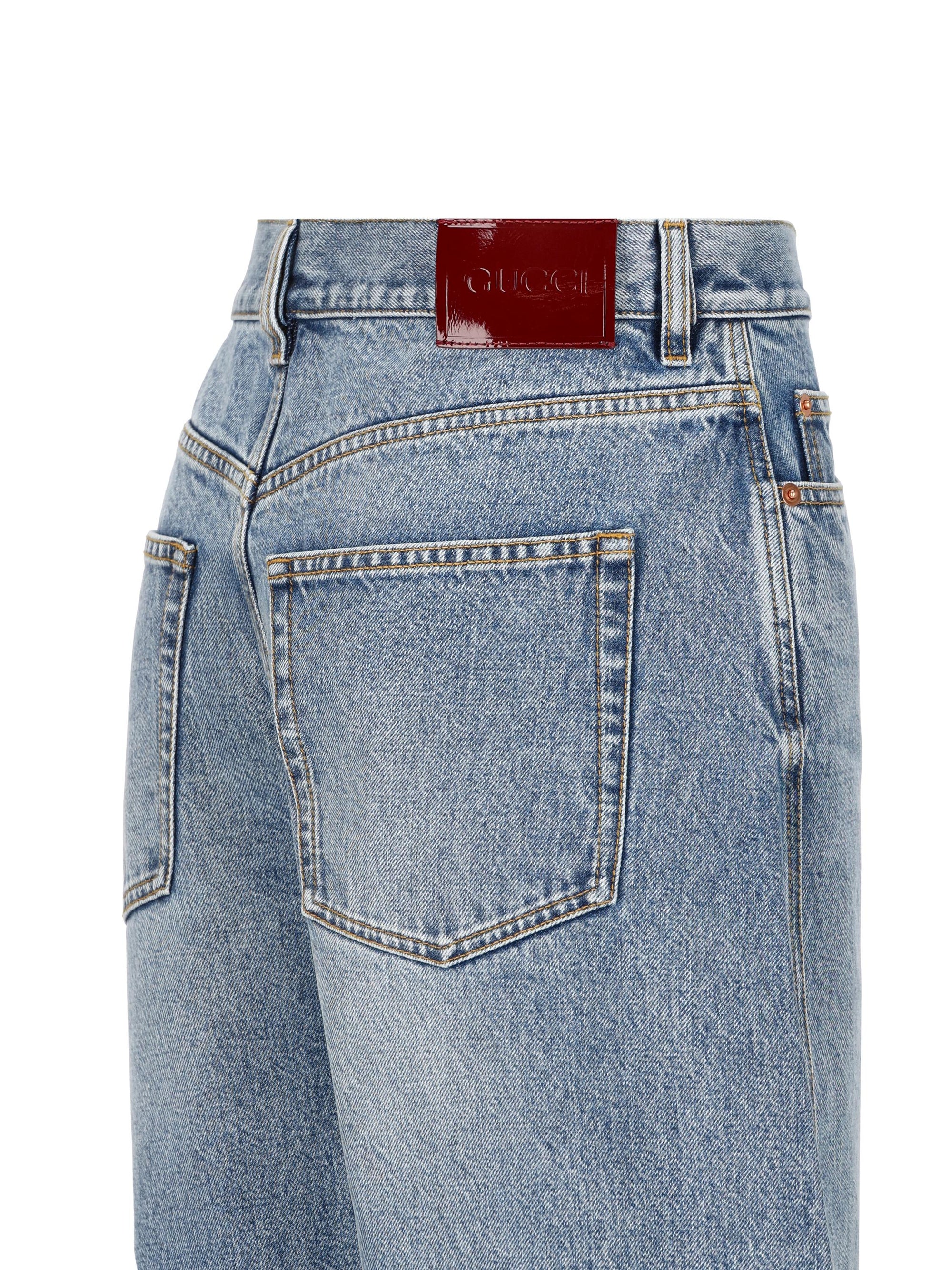 Denim Balloon Pants Gucci – Гарантія оригінальності – детальний вид