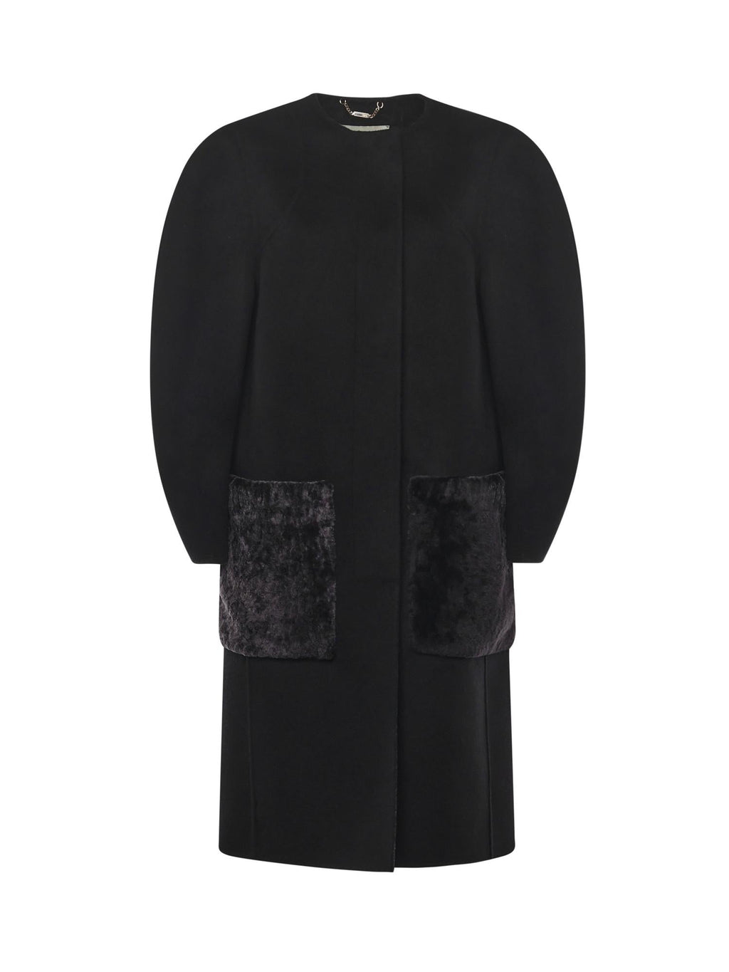 Cappotto In Lana Fendi оригінал – Купити в Україні – боковий вид