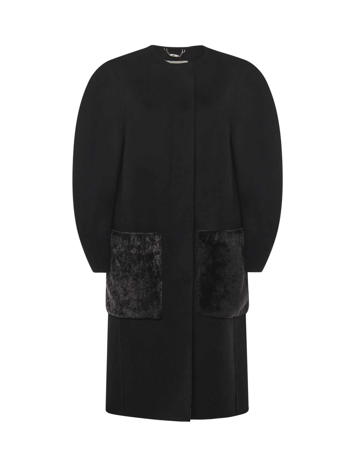 Cappotto In Lana Fendi оригінал – Купити в Україні – боковий вид
