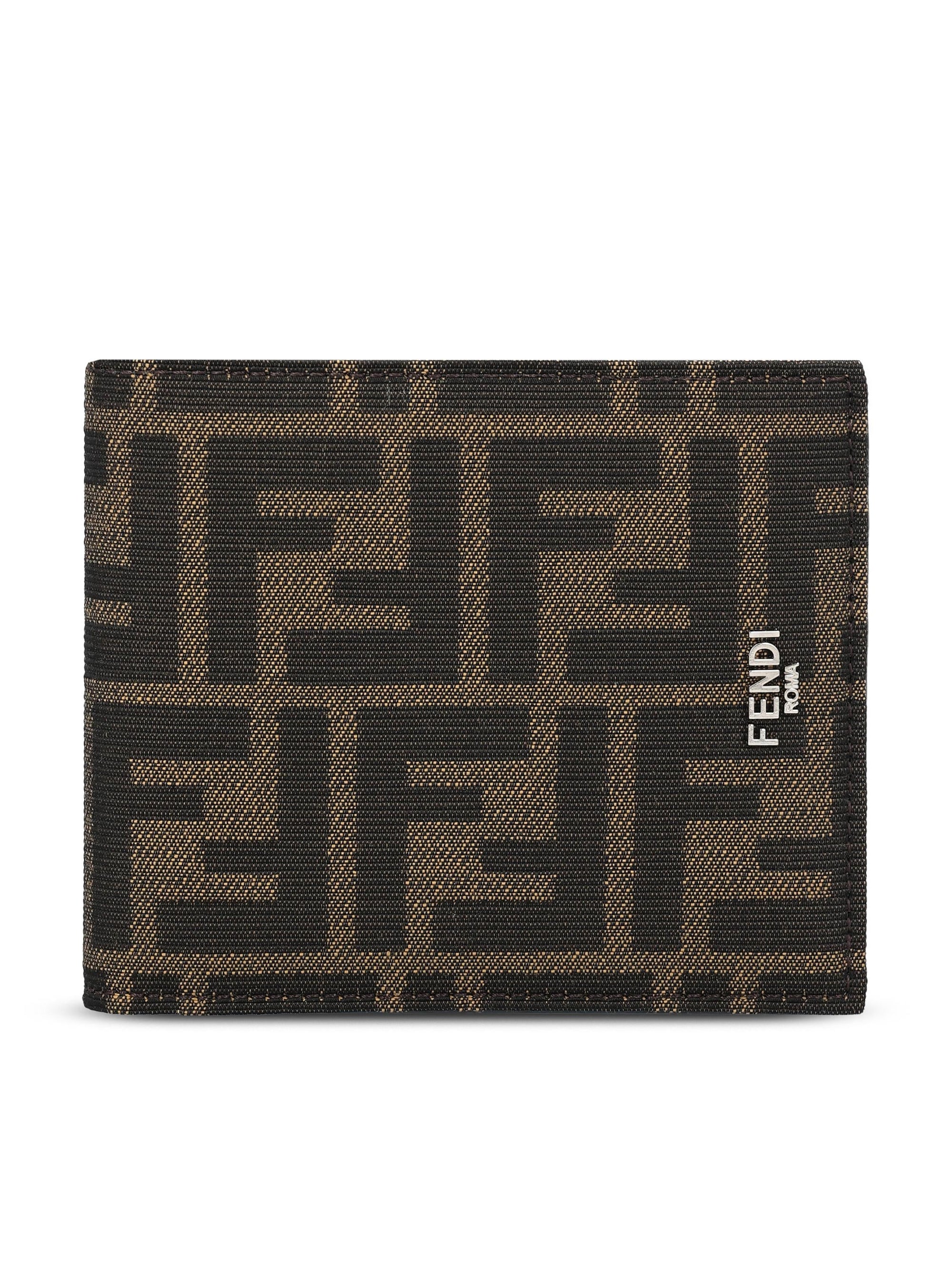 Оригінальна Portafoglio Ff Jacquard Fendi – боковий вид