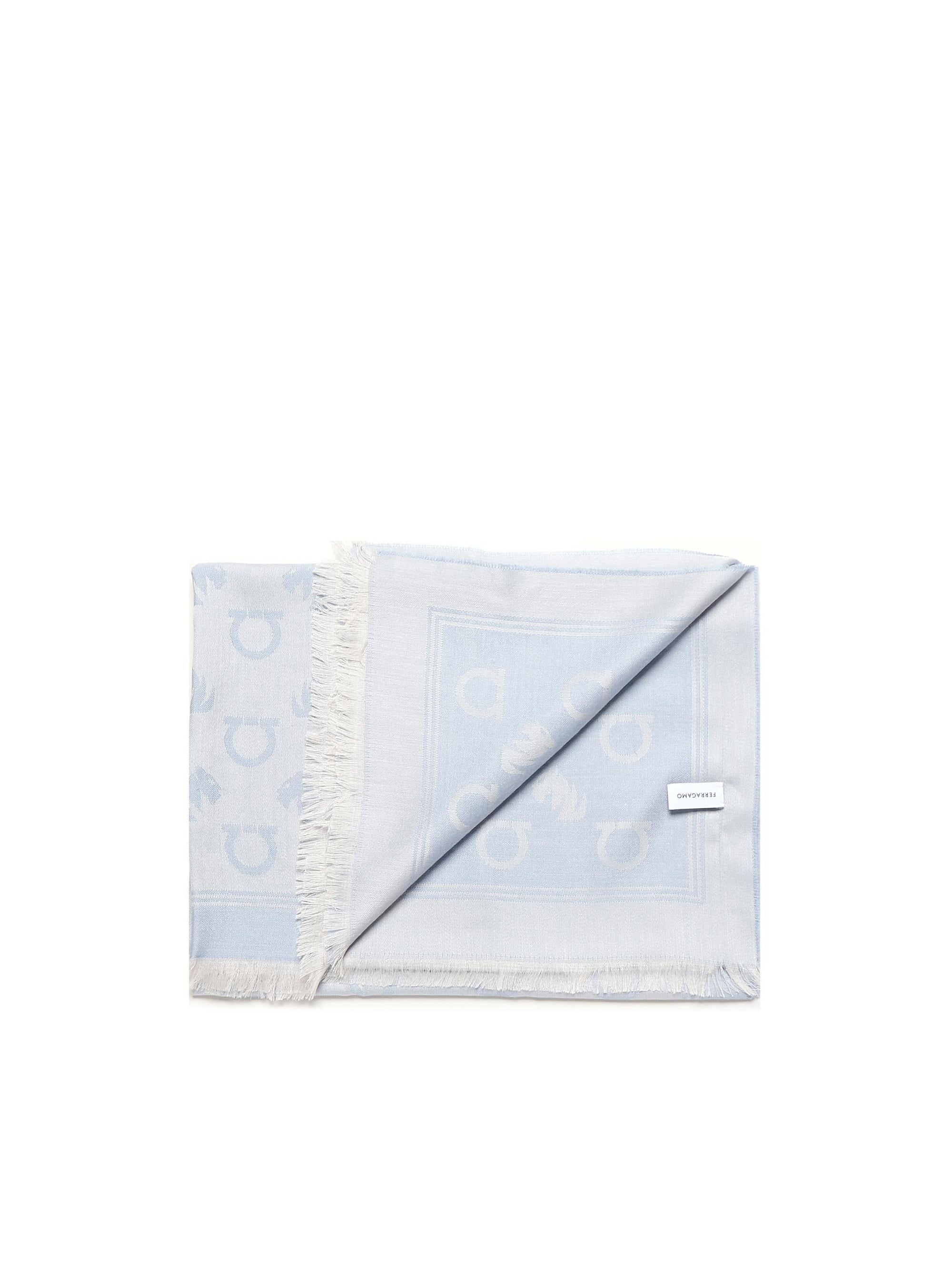 Оригінальна Stola Jacquard Gancini Monogram Salvatore ferragamo – детальний вид
