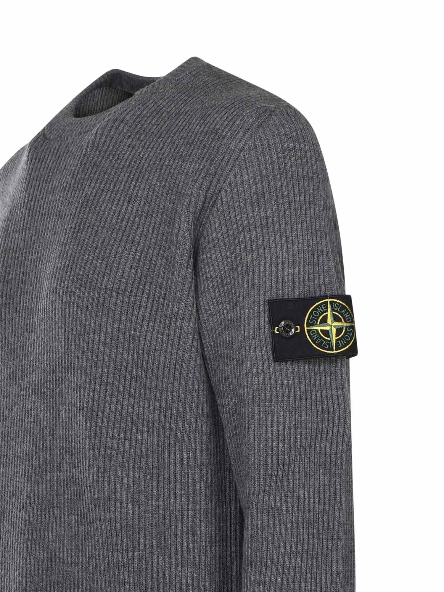 Оригінальна Maglione Con Bordi A Costine Stone island – вид ззаду