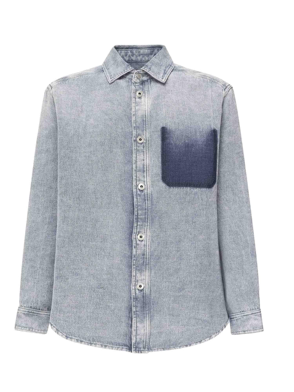 Camicia In Cotone E Lino Loewe оригінал – Купити в Україні – боковий вид