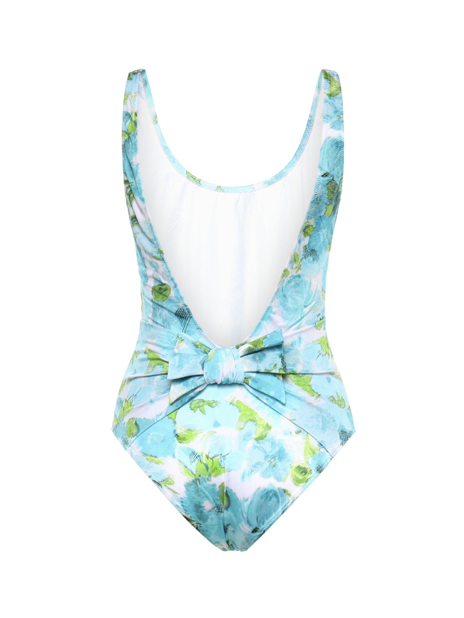 Оригінальна Costume Da Bagno Intero Con Stampa Fiori Acquatici Chloe – детальний вид