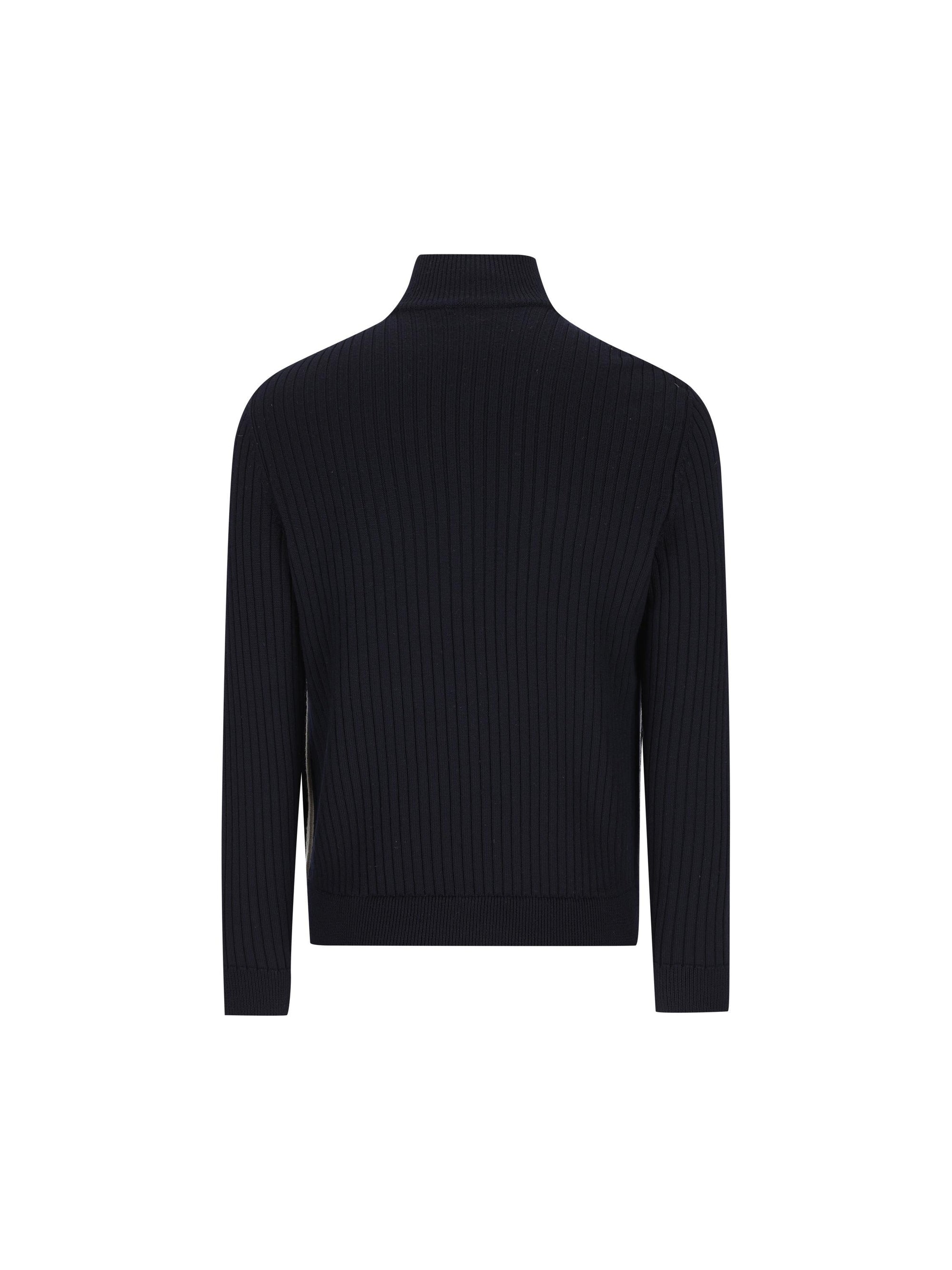 Оригінальна Quilted Wool Cardigan Moncler – вид ззаду