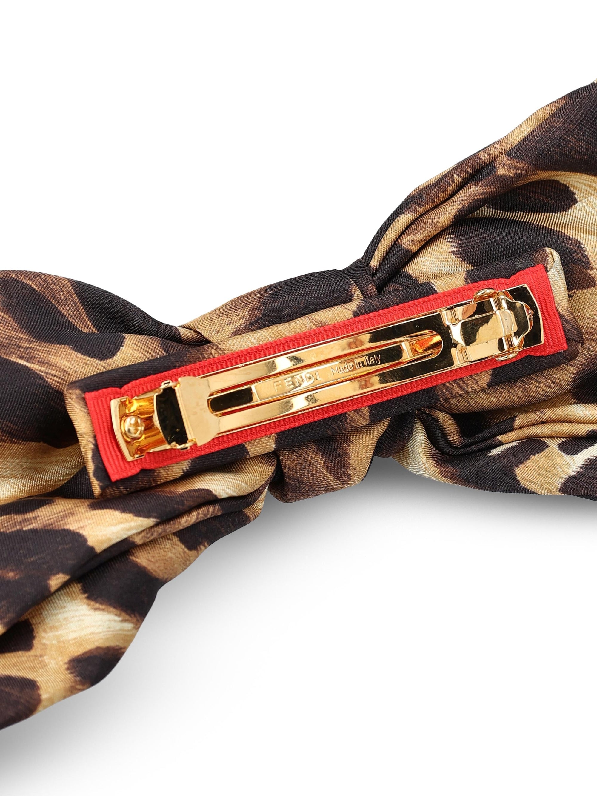 Hair Clip In Silk Fendi – Гарантія оригінальності – вид ззаду