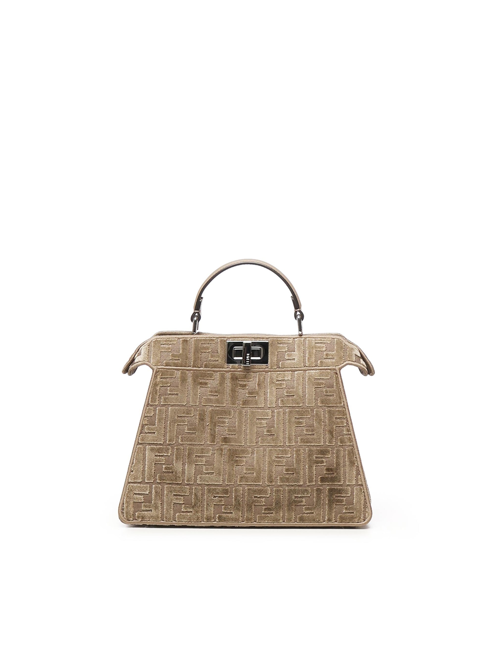 Borsa Peekaboo Small Ff Jacquard Fendi – Гарантія оригінальності – детальний вид