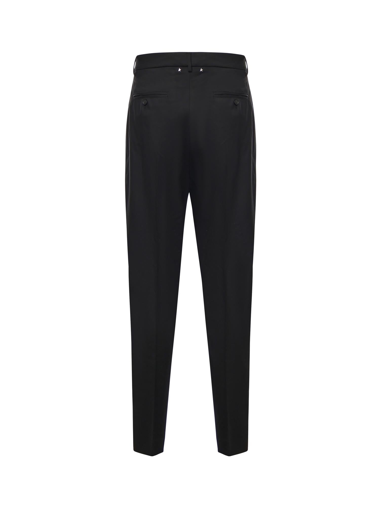 Pantalone In Fresco DI Lana Golden goose – Гарантія оригінальності – вид ззаду