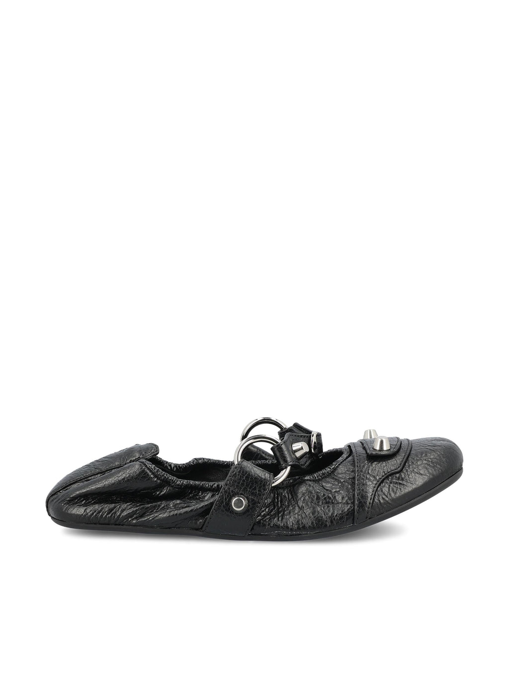 City Ballerinas In Lambskin Leather Arena Balenciaga – Гарантія оригінальності – боковий вид