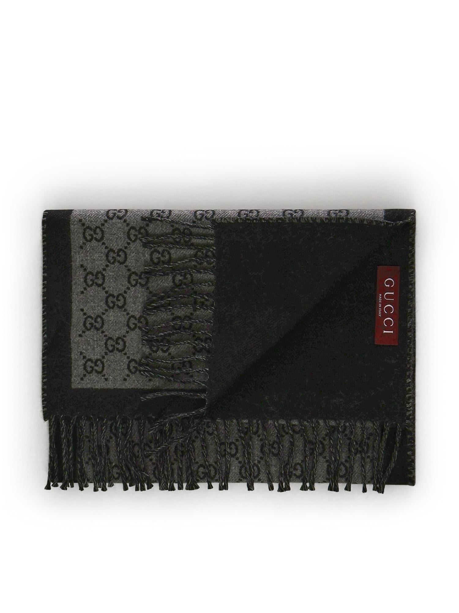 Оригінальна Sciarpa In Lana Gg Jacquard Gucci – детальний вид
