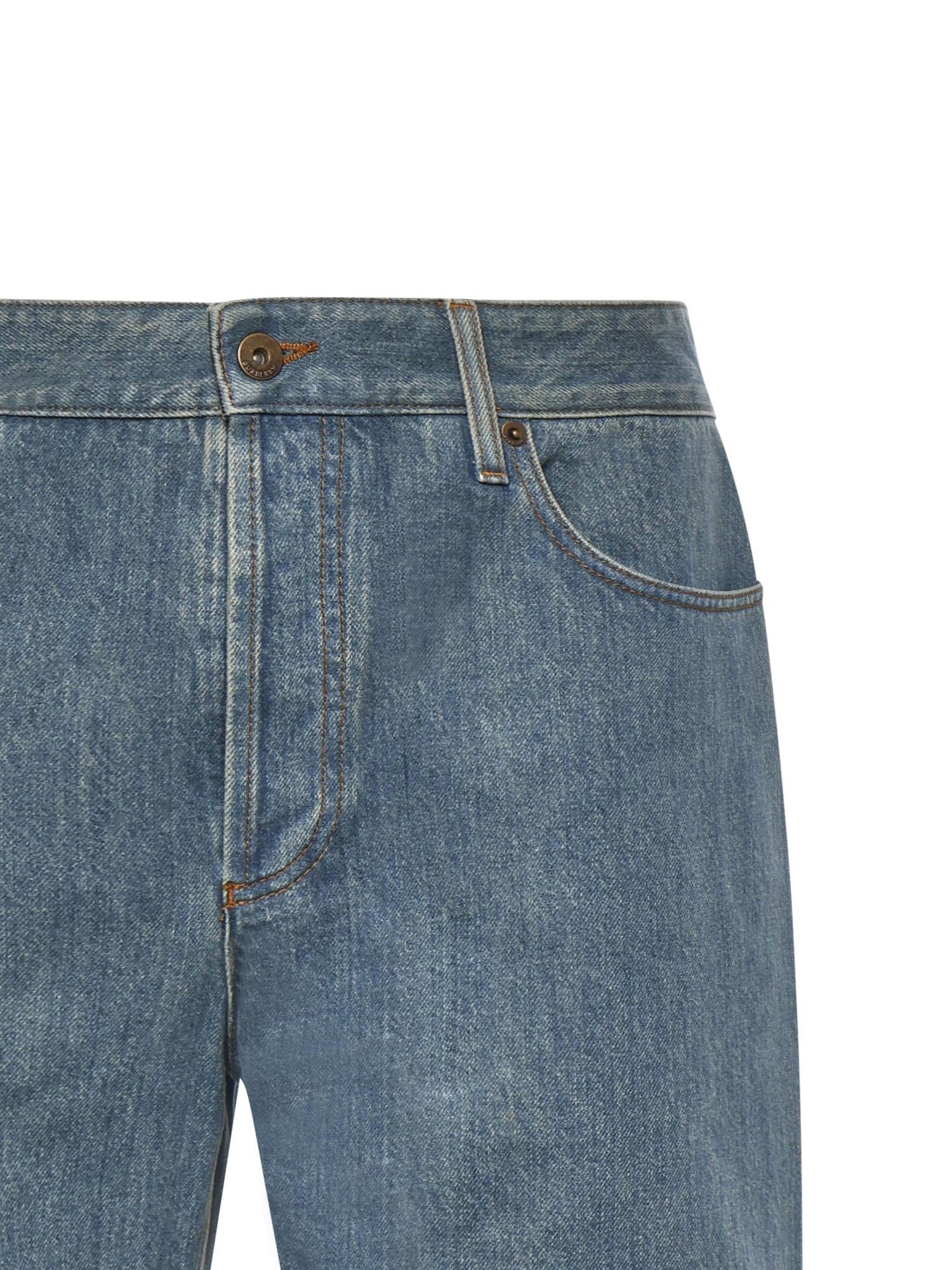 Оригінальна Jeans Dritti Con Risvolti Check Burberry – вид ззаду