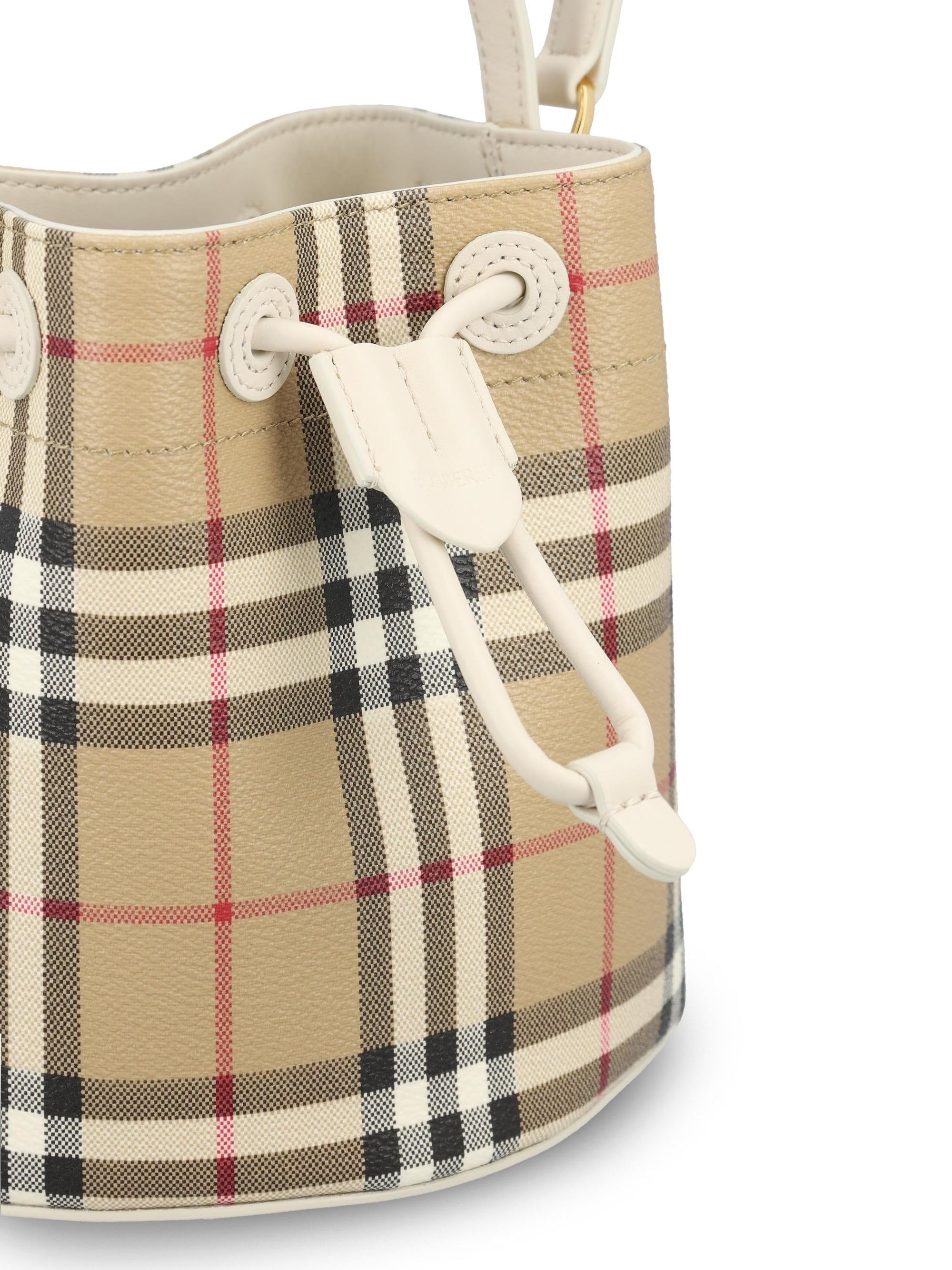 Mini Check Bucket Bag Burberry – Гарантія оригінальності – збільшений вид