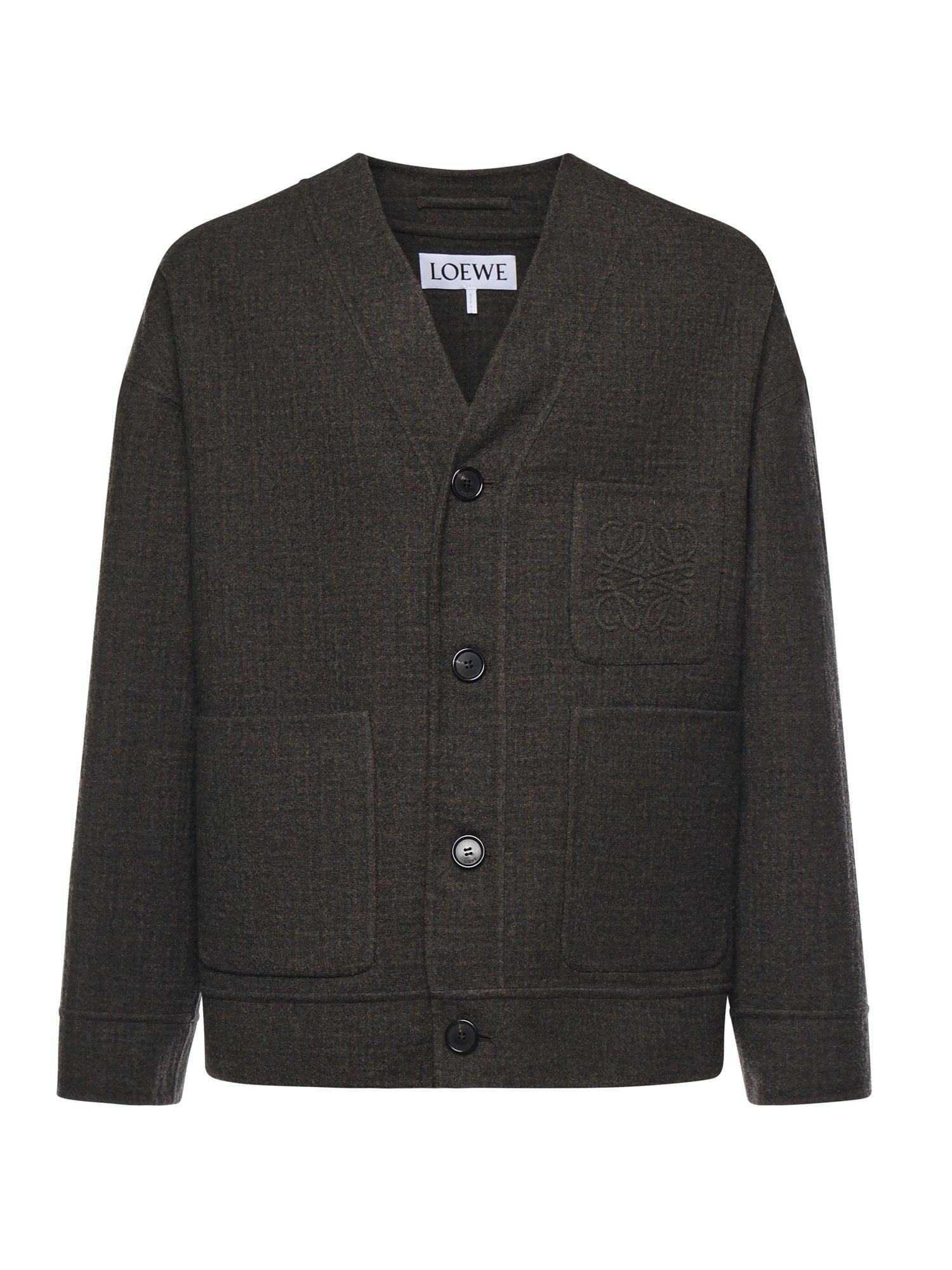 Cardigan In Misto Cotone E Seta Loewe оригінал – Купити в Україні – боковий вид