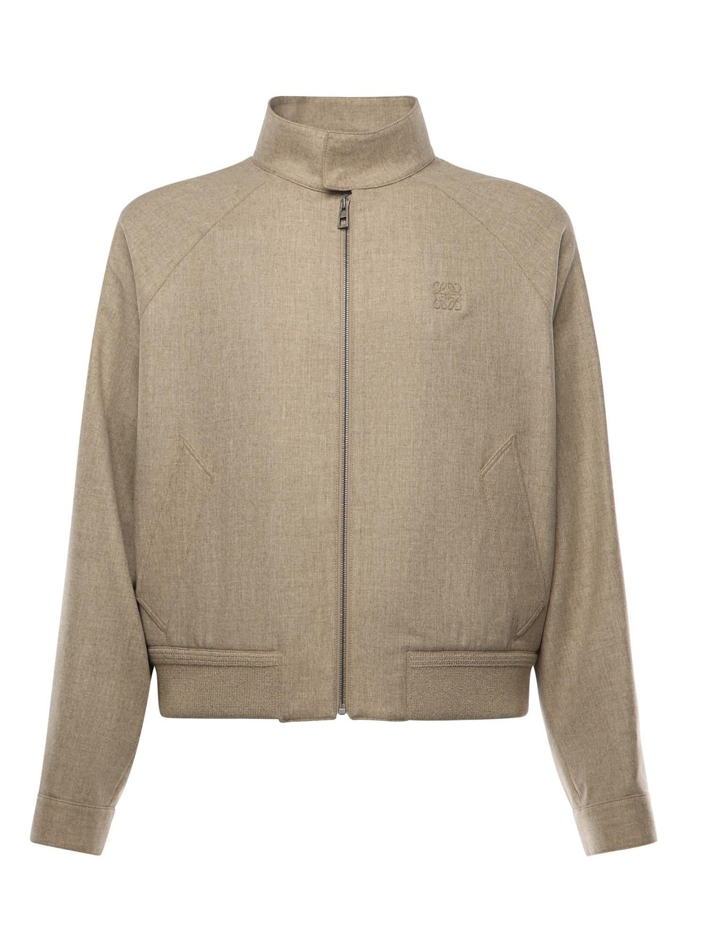 Giacca Con Zip In Lana E Cashmere Loewe – Гарантія оригінальності – боковий вид